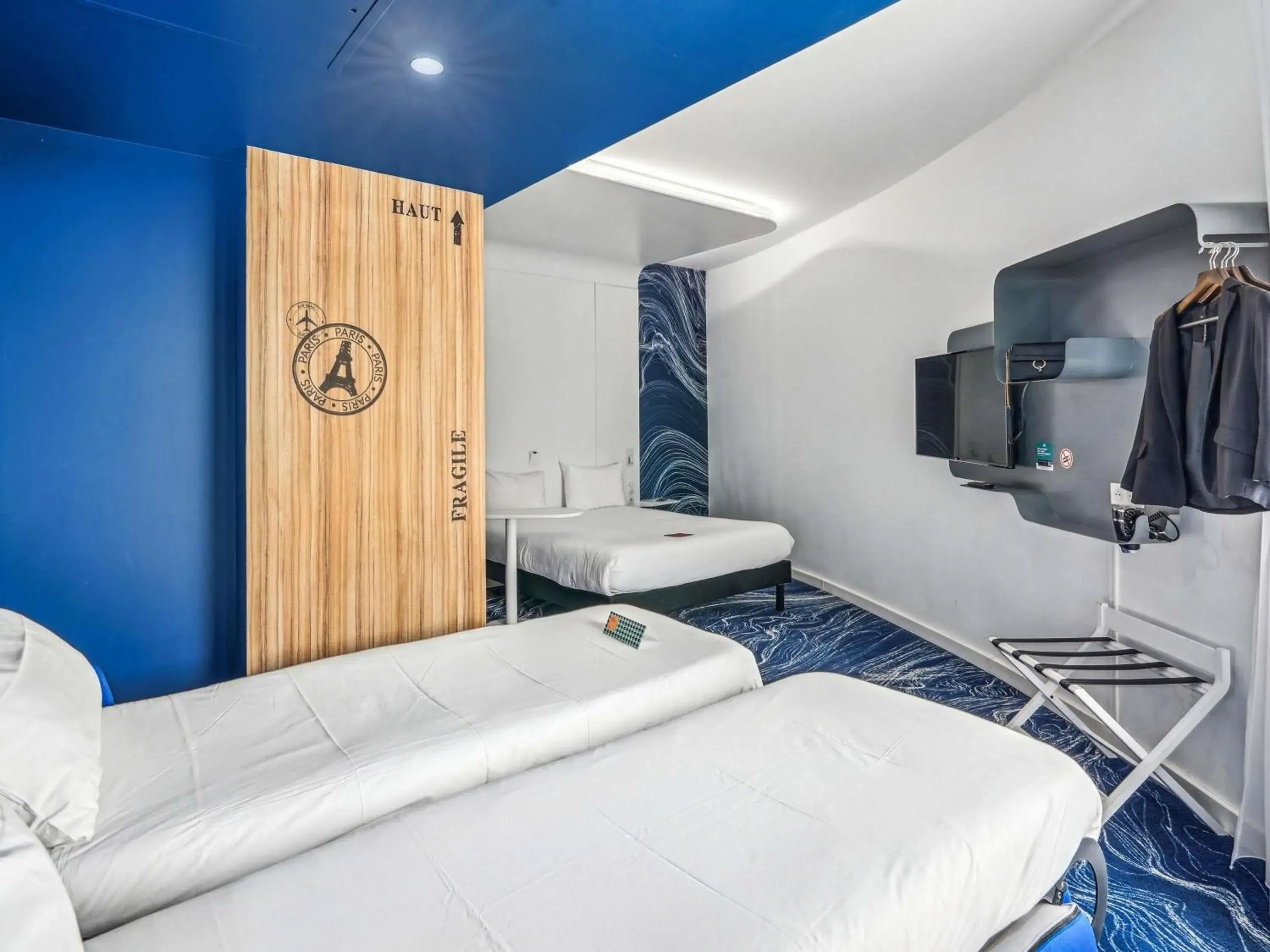 Bedroom in ibis Styles Paris Orly Airport Bedroom in ibis Styles Paris Orly Airport