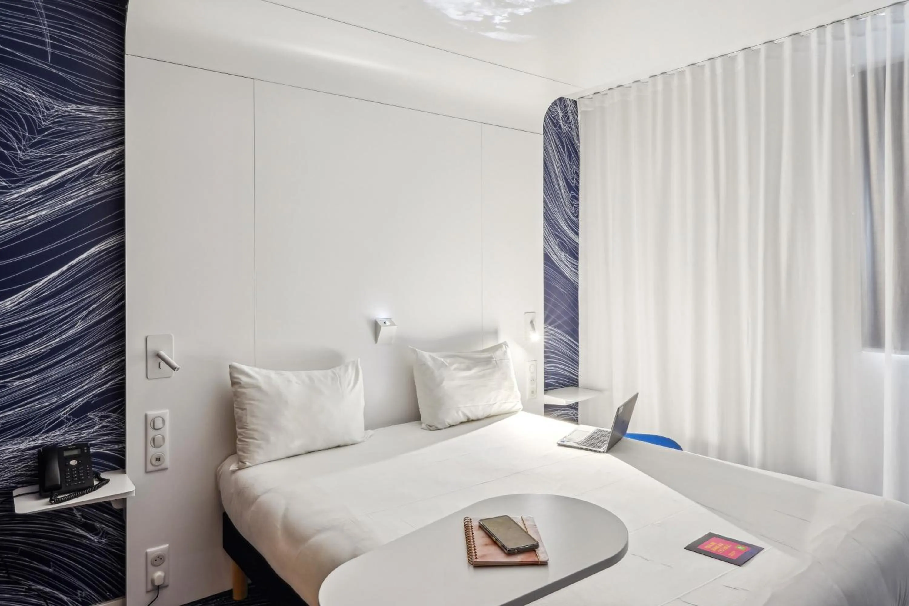 Bedroom, Bed in ibis Styles Paris Orly Airport