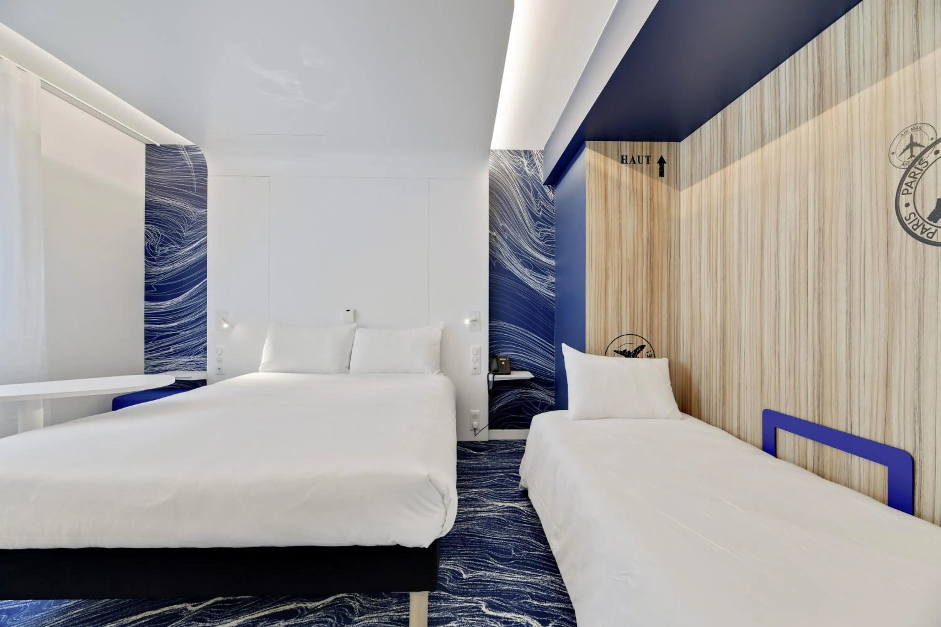Bed in ibis Styles Paris Orly Airport