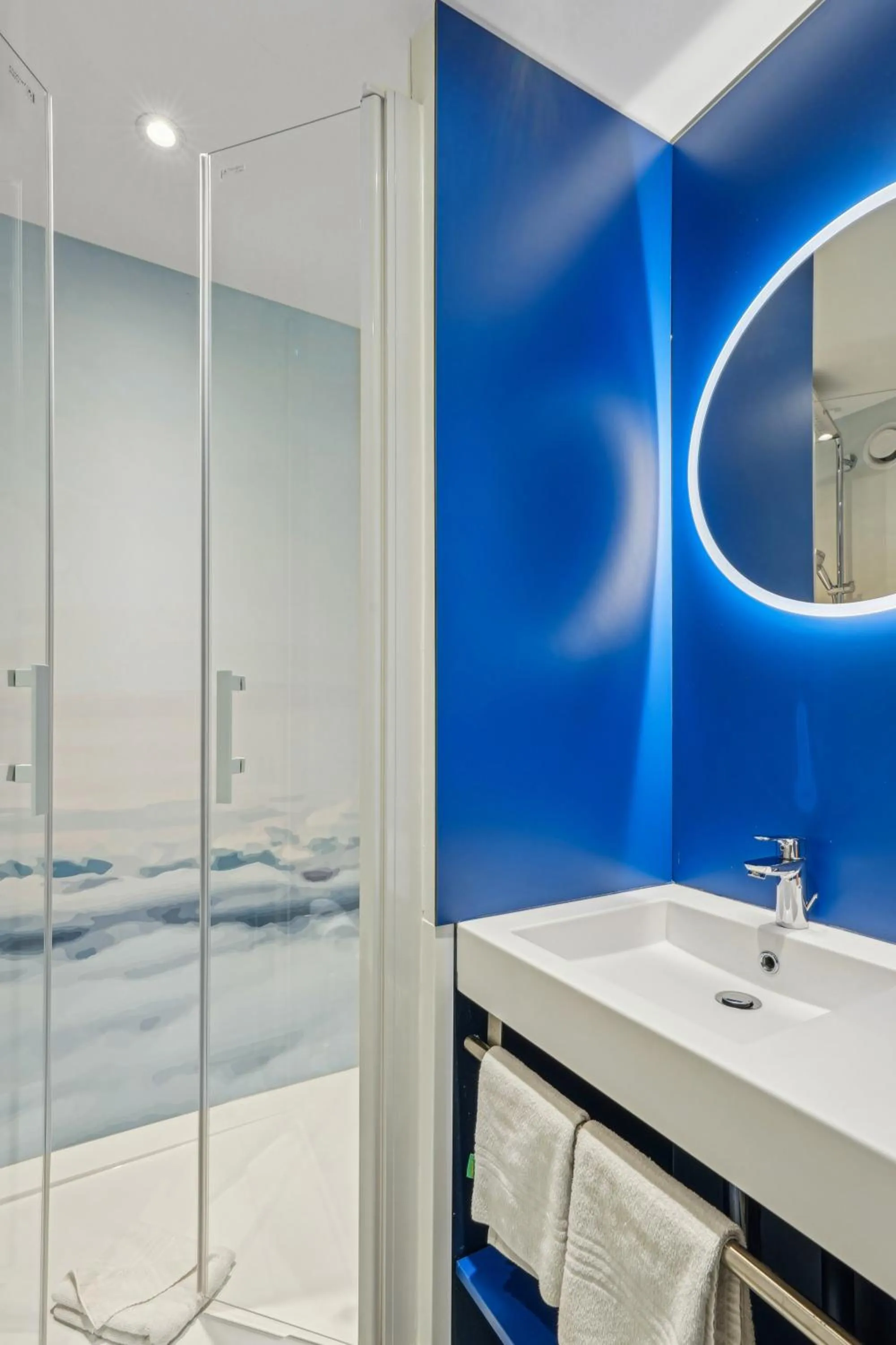 Shower in ibis Styles Paris Orly Airport