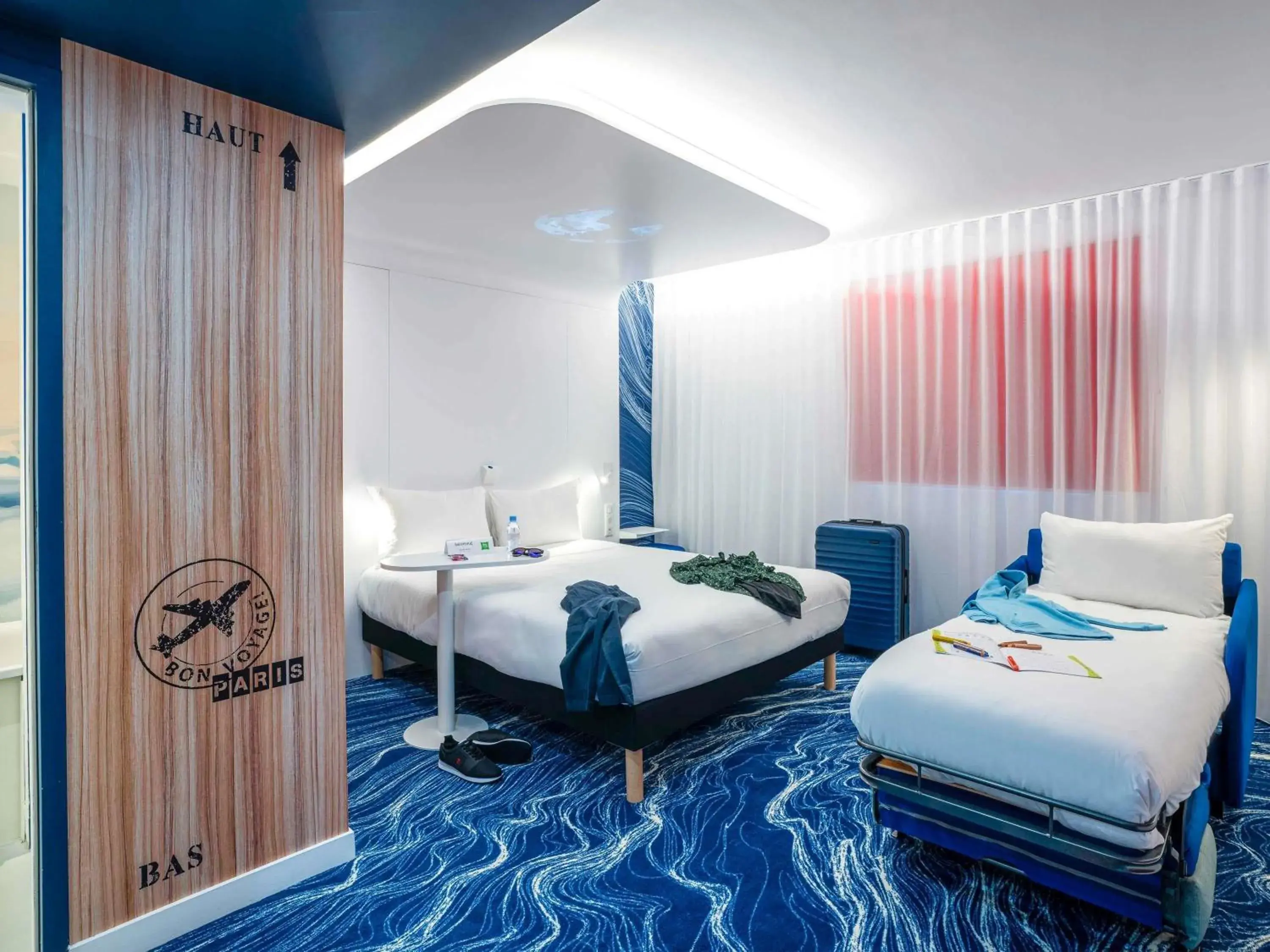 Bedroom, Bed in ibis Styles Paris Orly Airport Bedroom, Bed in ibis Styles Paris Orly Airport