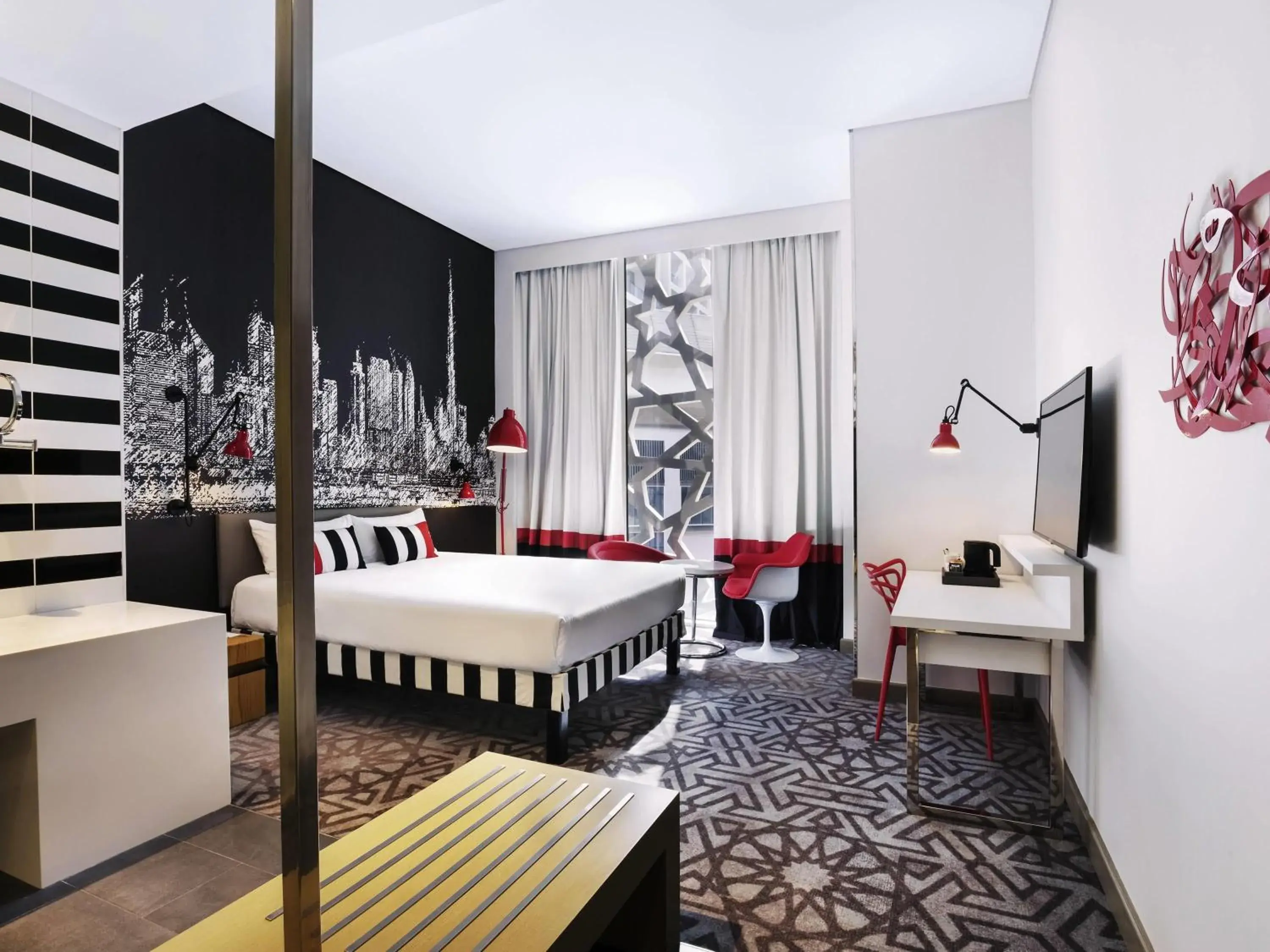 Bedroom, Bed in ibis Styles Dubai Airport Hotel Bedroom, Bed in ibis Styles Dubai Airport Hotel