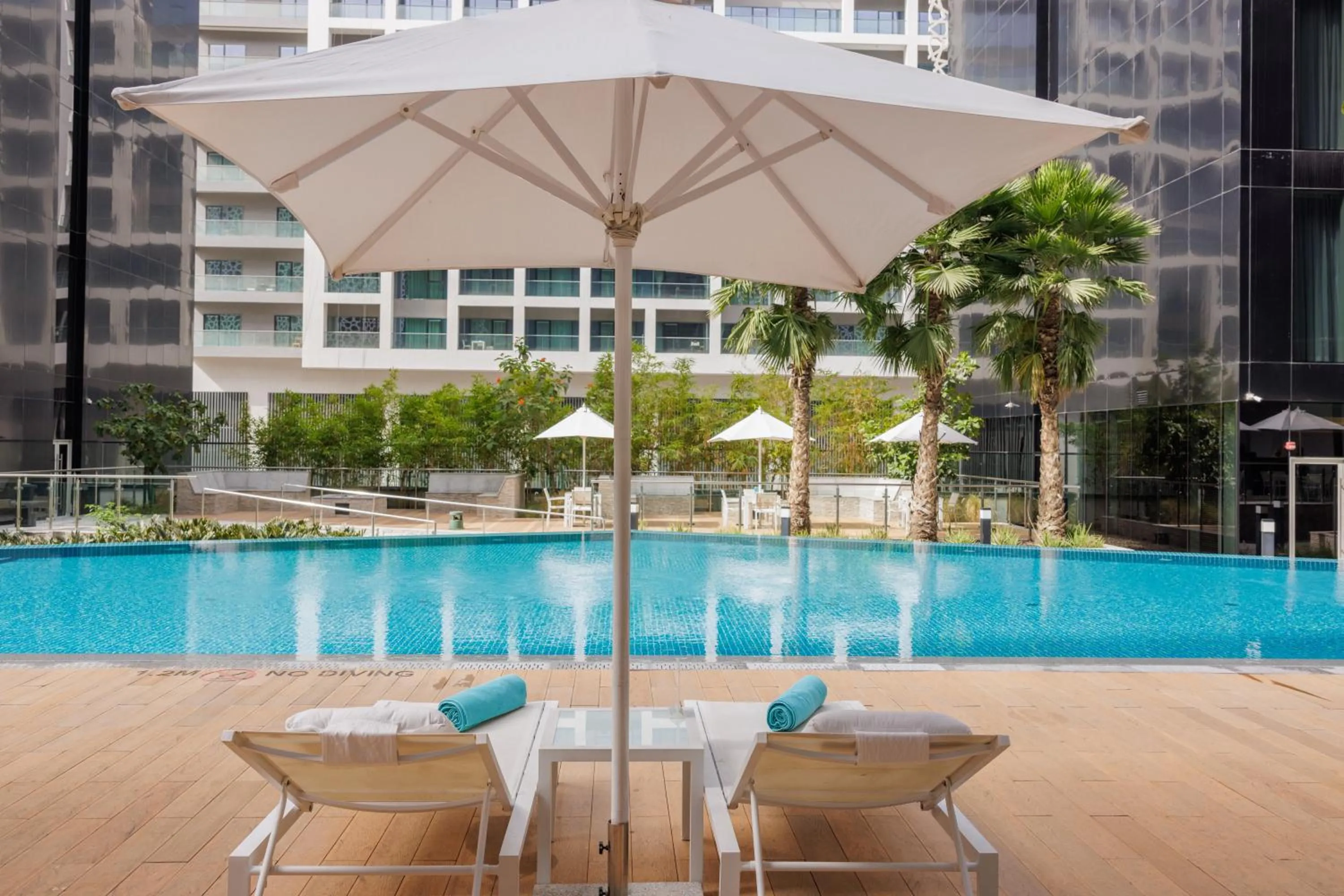 Swimming pool in ibis Styles Dubai Airport Hotel