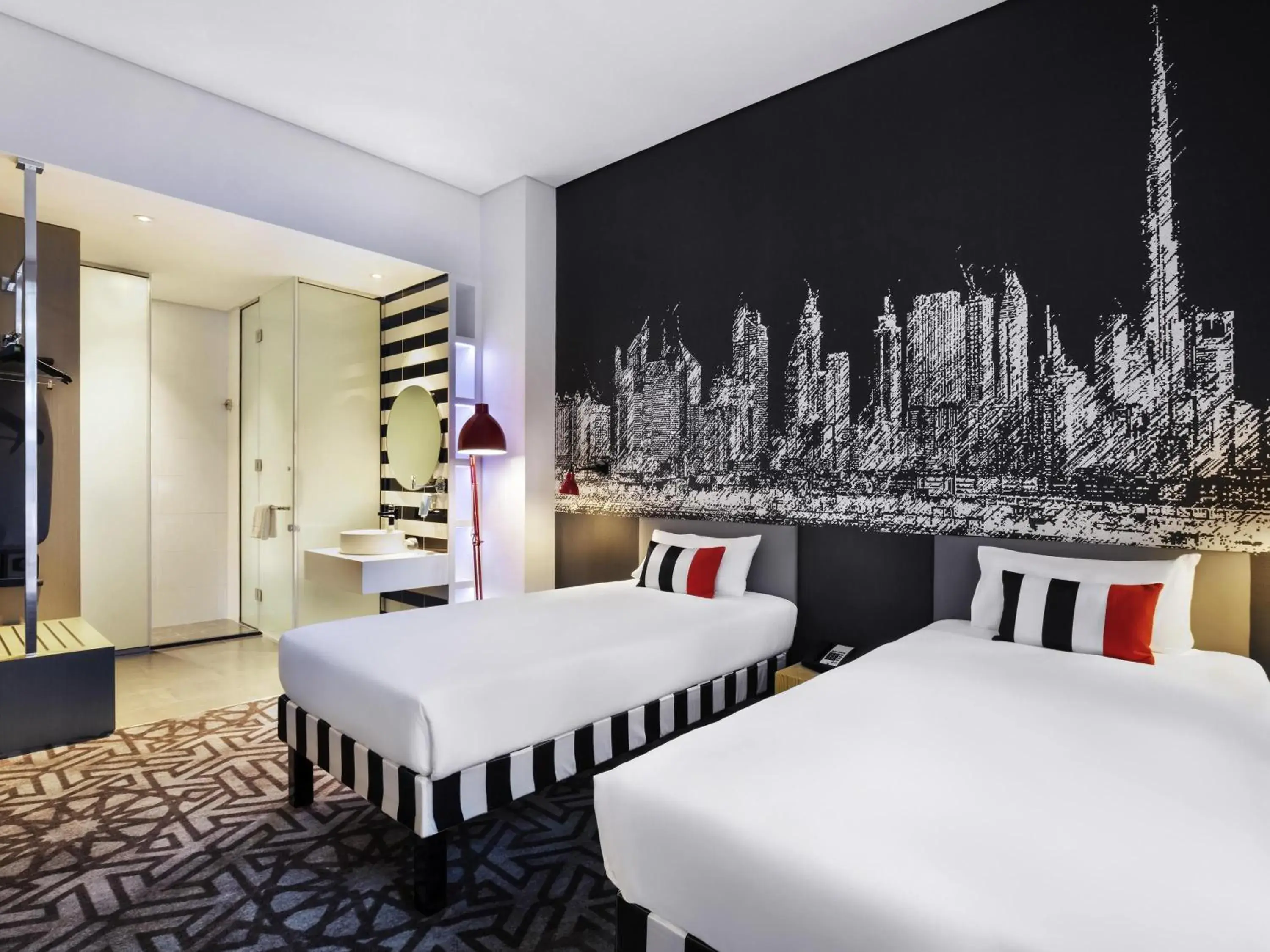 Bedroom, Bed in ibis Styles Dubai Airport Hotel Bedroom, Bed in ibis Styles Dubai Airport Hotel