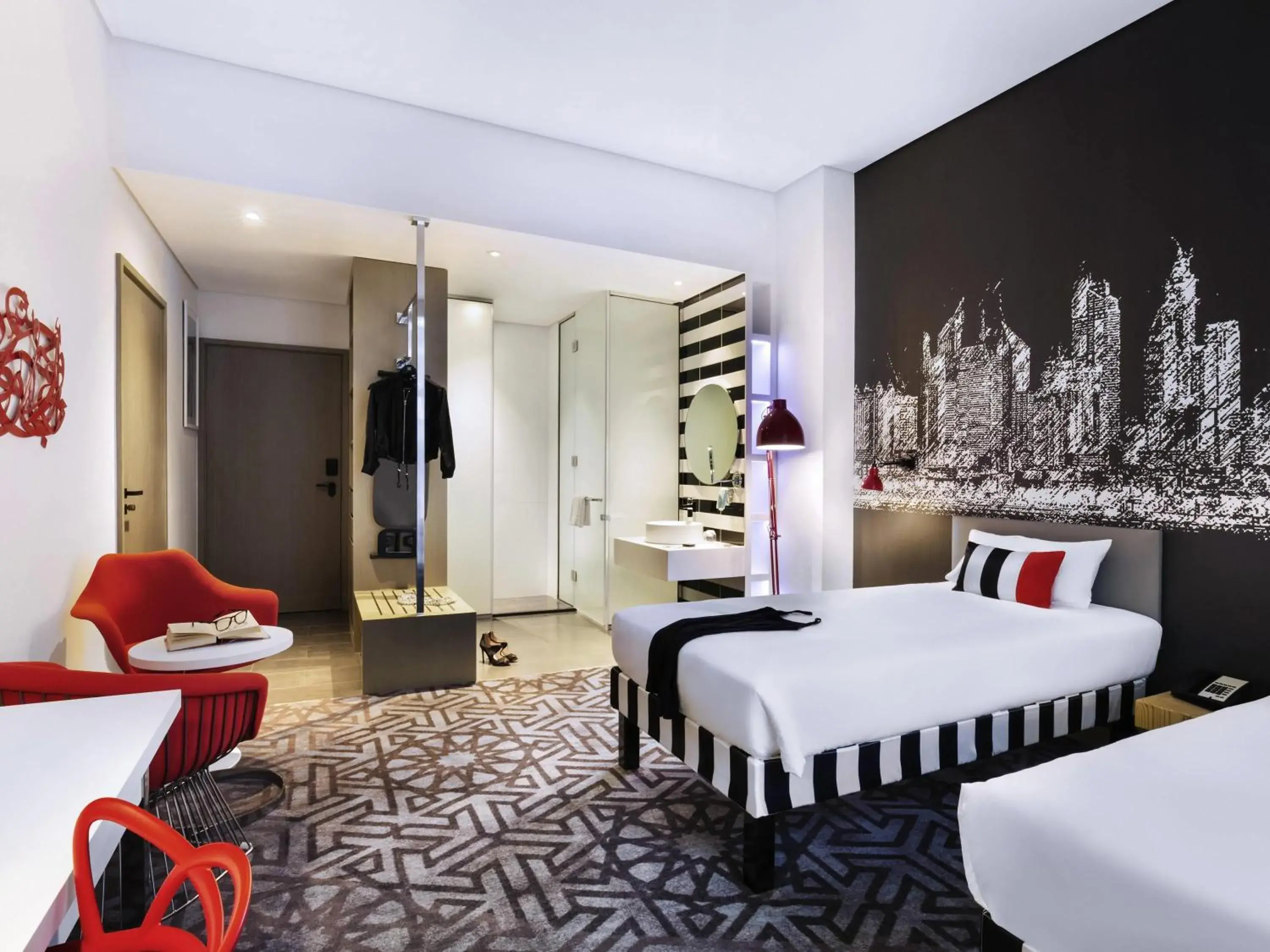 Bedroom, Bed in ibis Styles Dubai Airport Hotel Bedroom, Bed in ibis Styles Dubai Airport Hotel