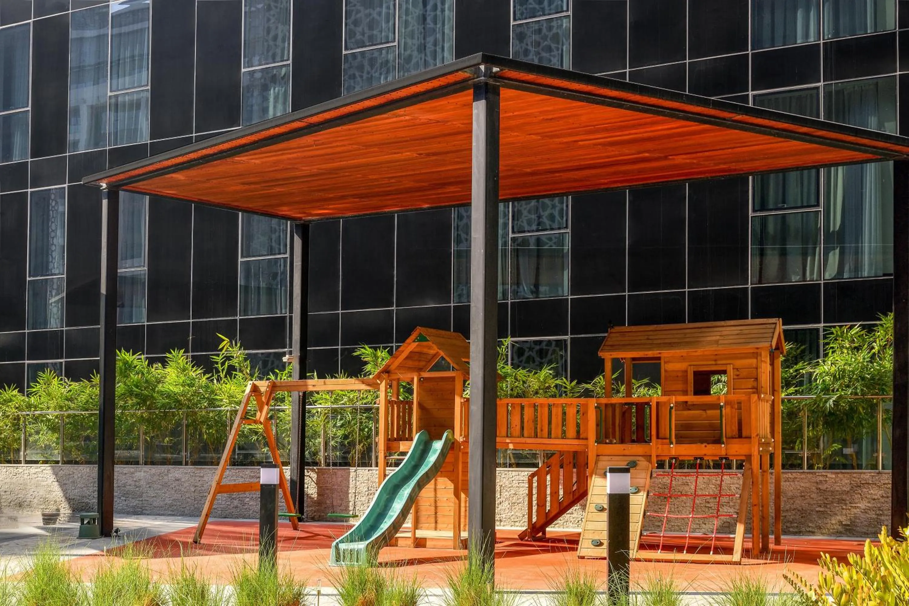 Children play ground in ibis Styles Dubai Airport Hotel