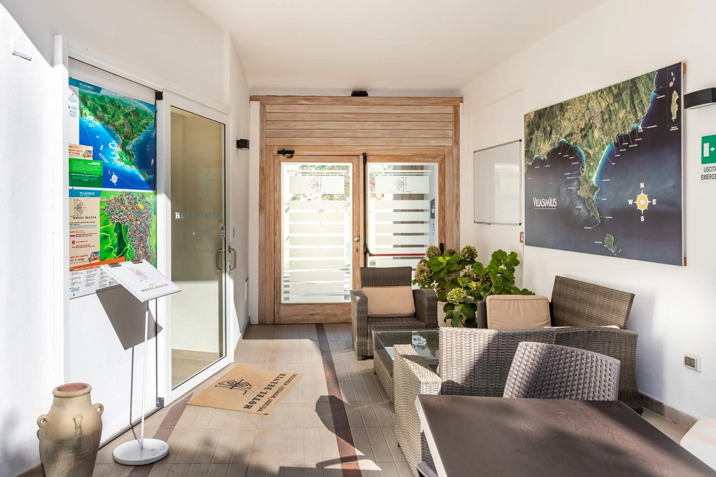 Lobby or reception in Hotel Belvir