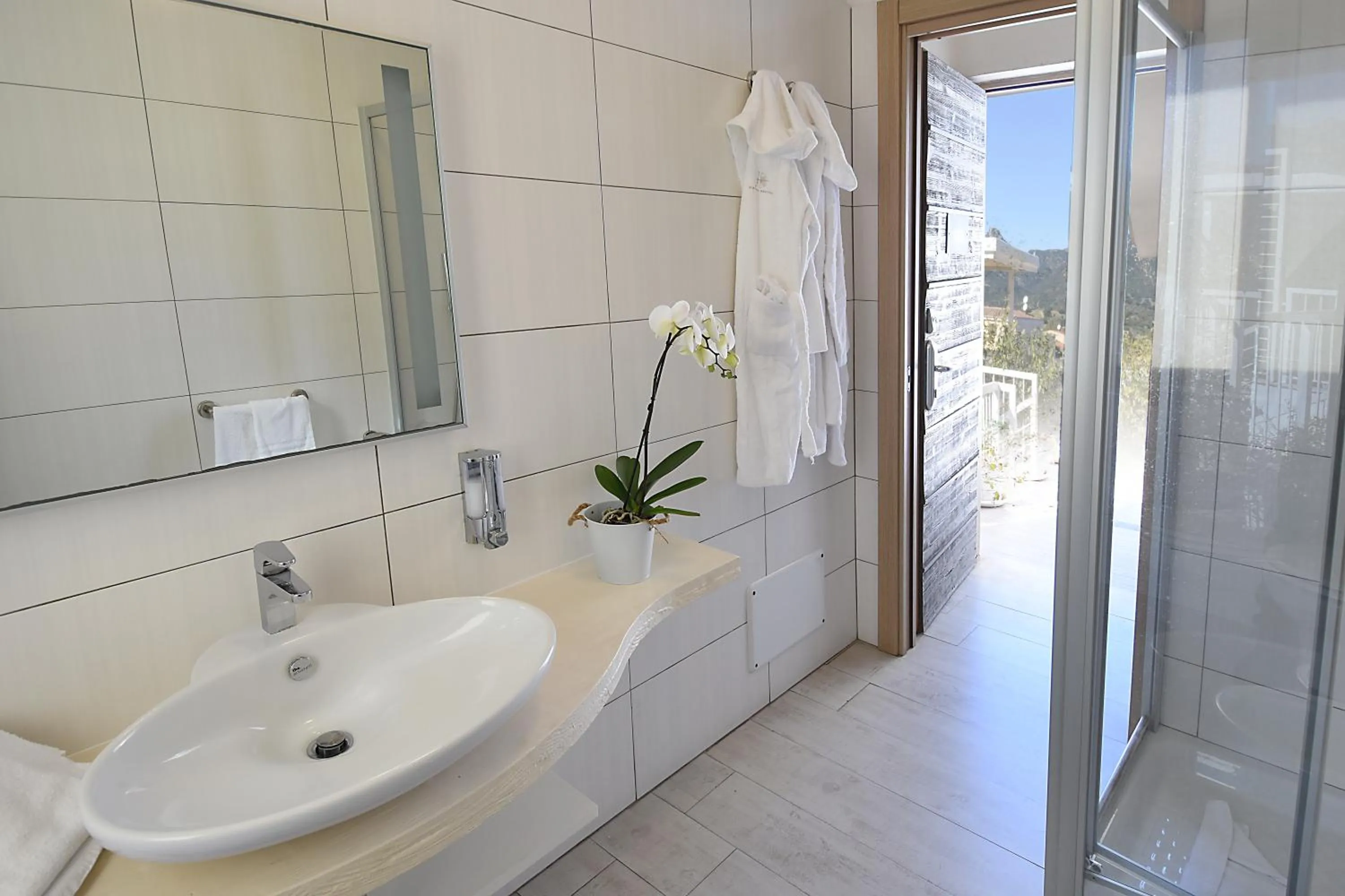 Bathroom in Hotel Belvir