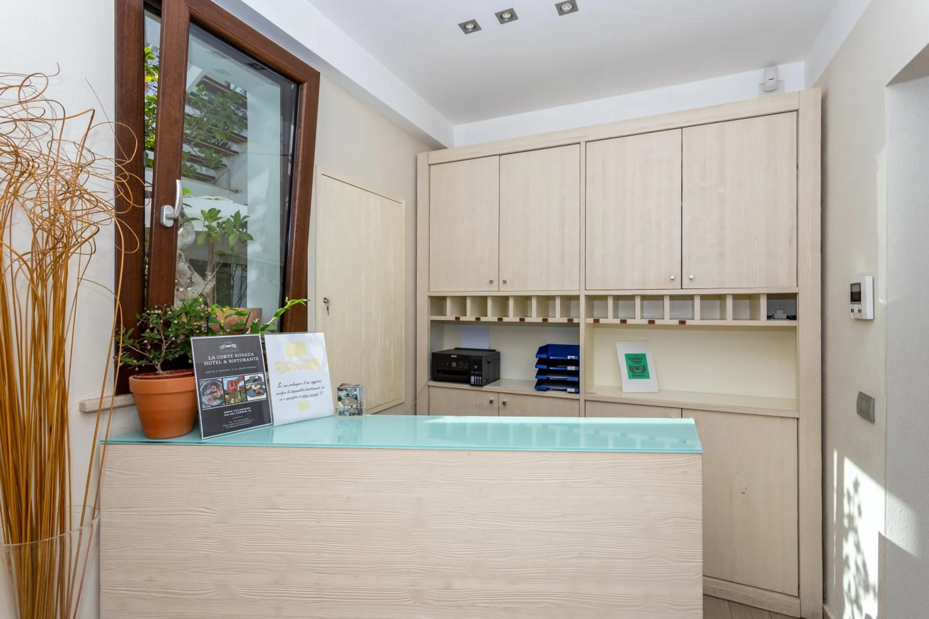 Lobby or reception in Hotel Belvir