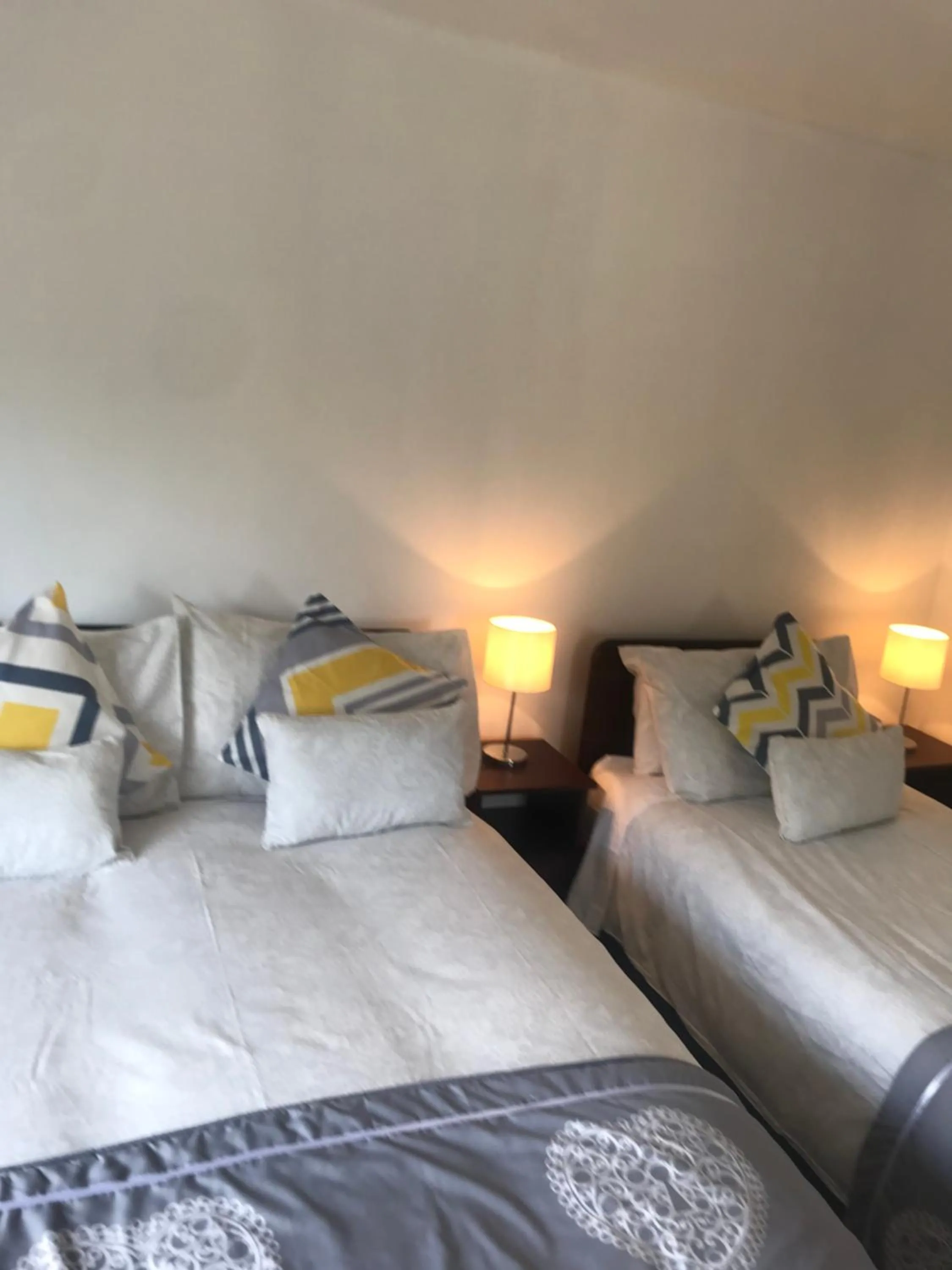 Bed in Marguerite's B&B