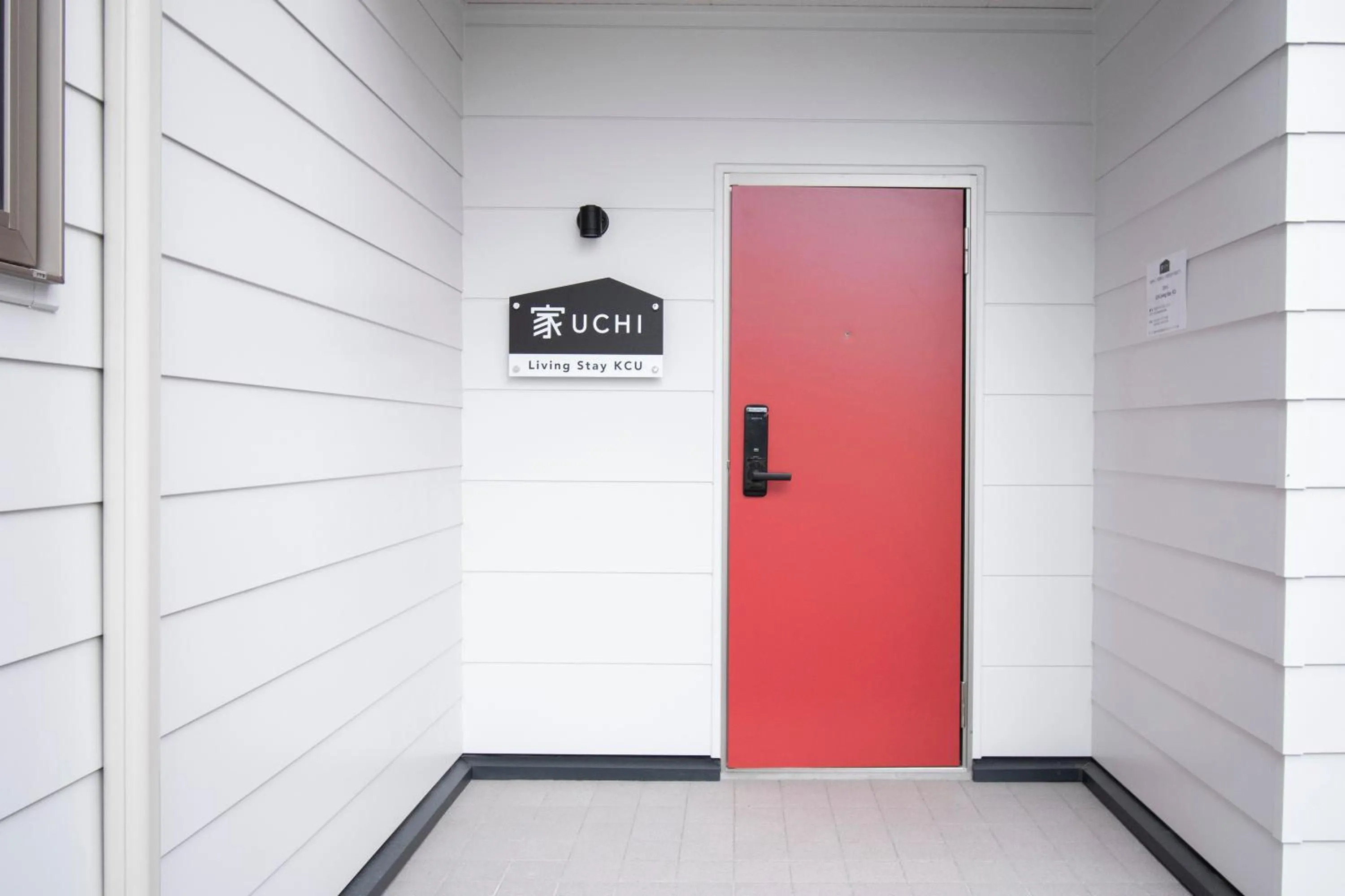 Facade/entrance in UCHI Living Stay KCU