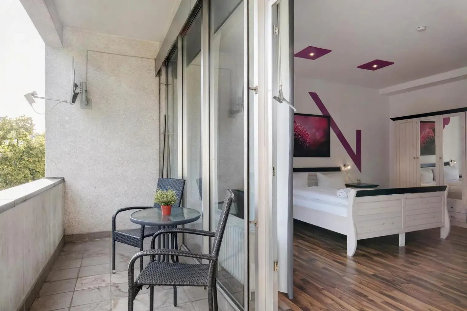 Bed in Apartments Schöneberg