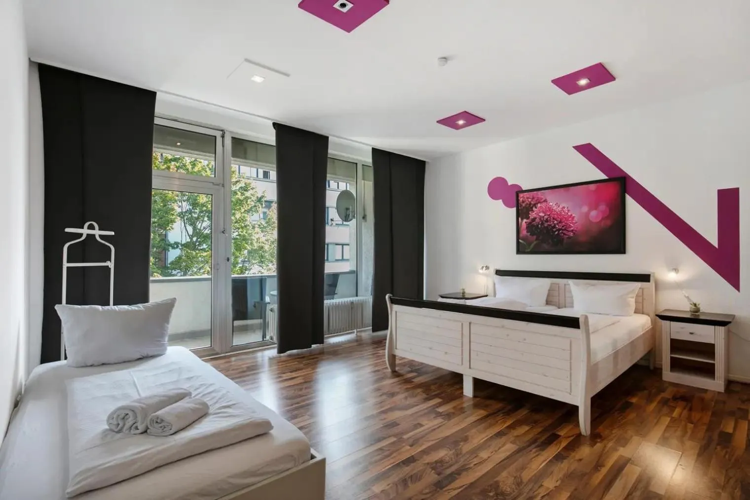 Bed in Apartments Schöneberg