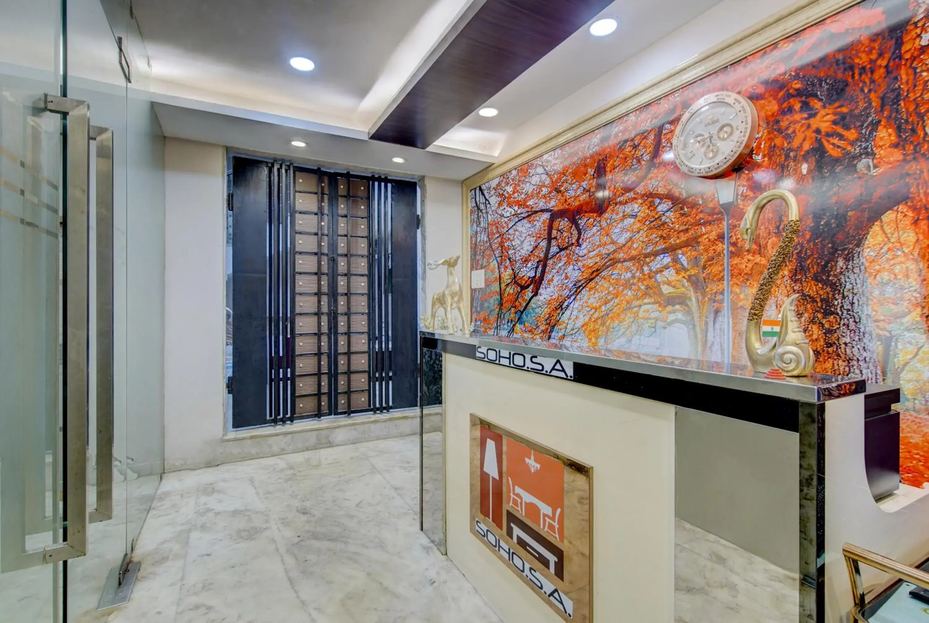 Lobby or reception in Treebo Soho Newtown Near New Town Bus Stand Lobby or reception in Treebo Soho Newtown Near New Town Bus Stand