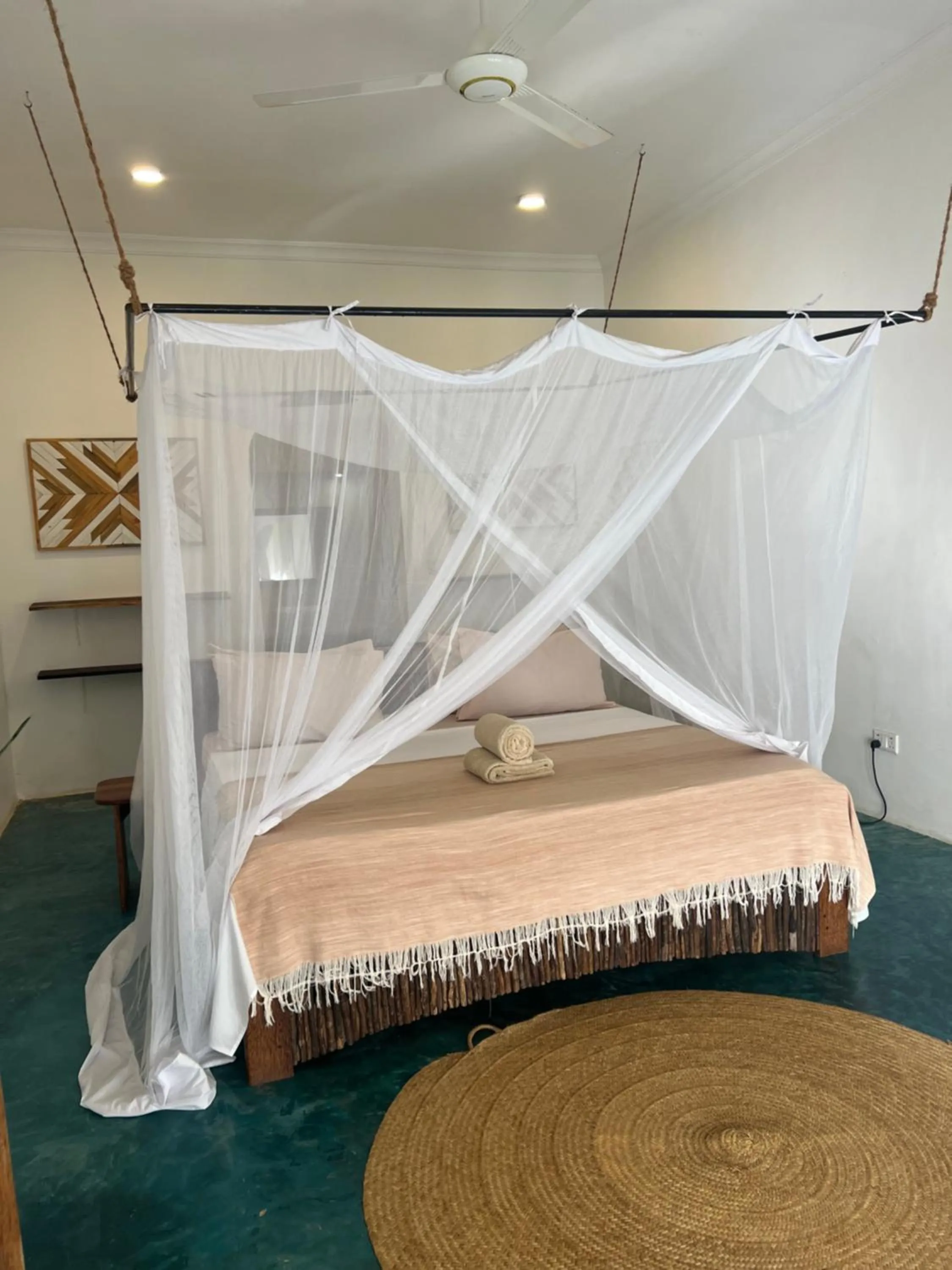 Bed in Siri Beach Lodge