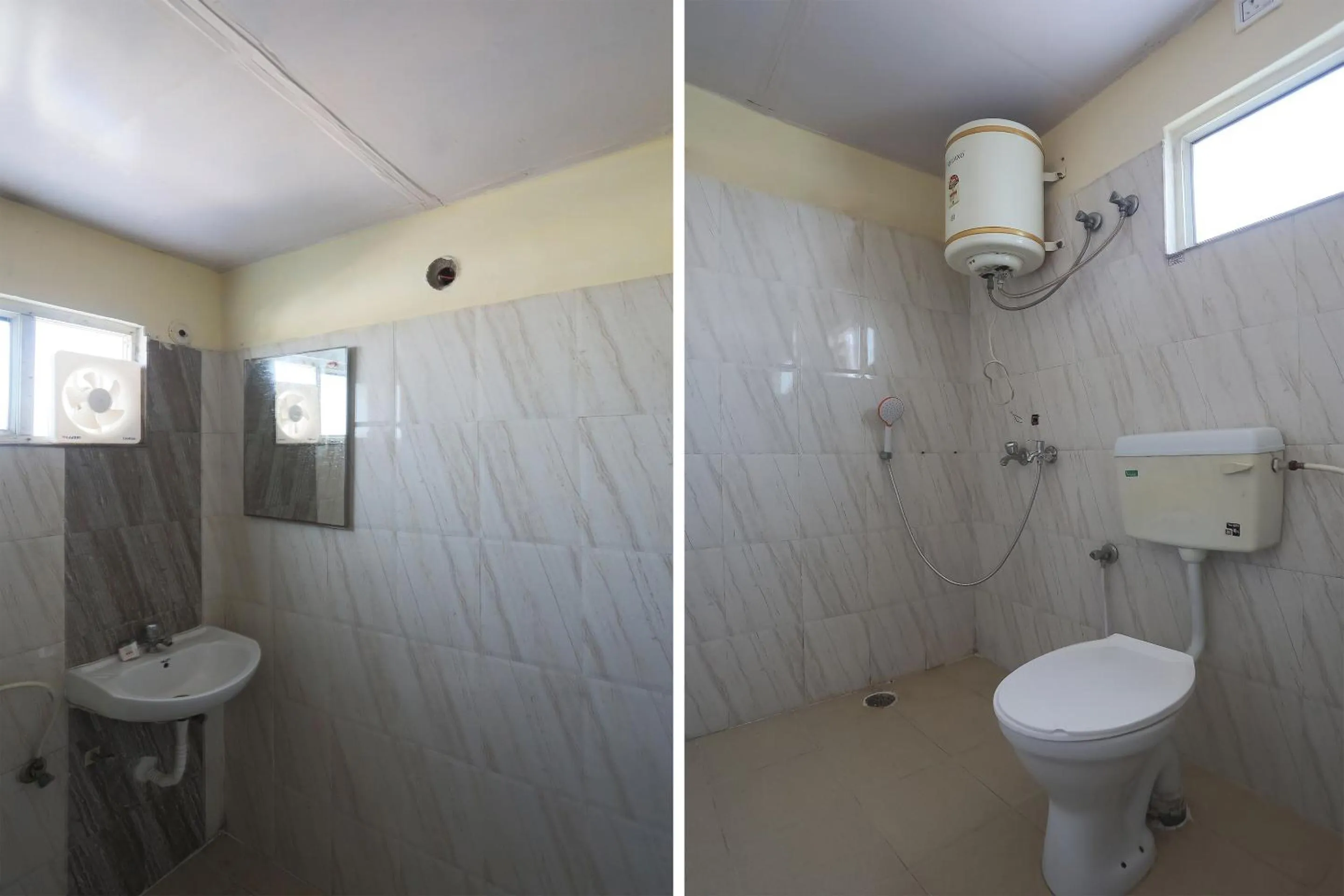 Bathroom in Hotel O M.M. Paradise & PG