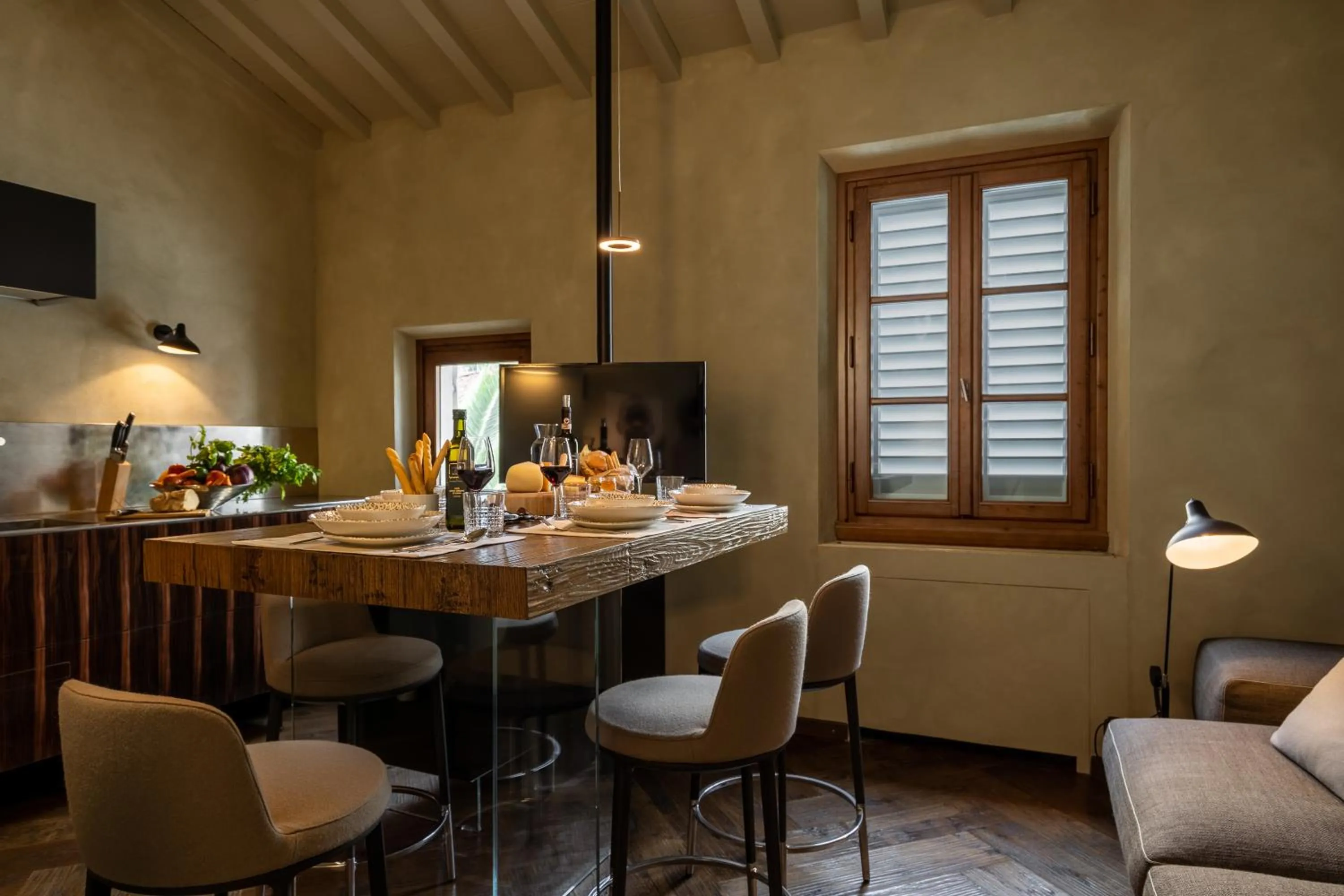 Kitchen or kitchenette in Oltrarno 1881 Apartments