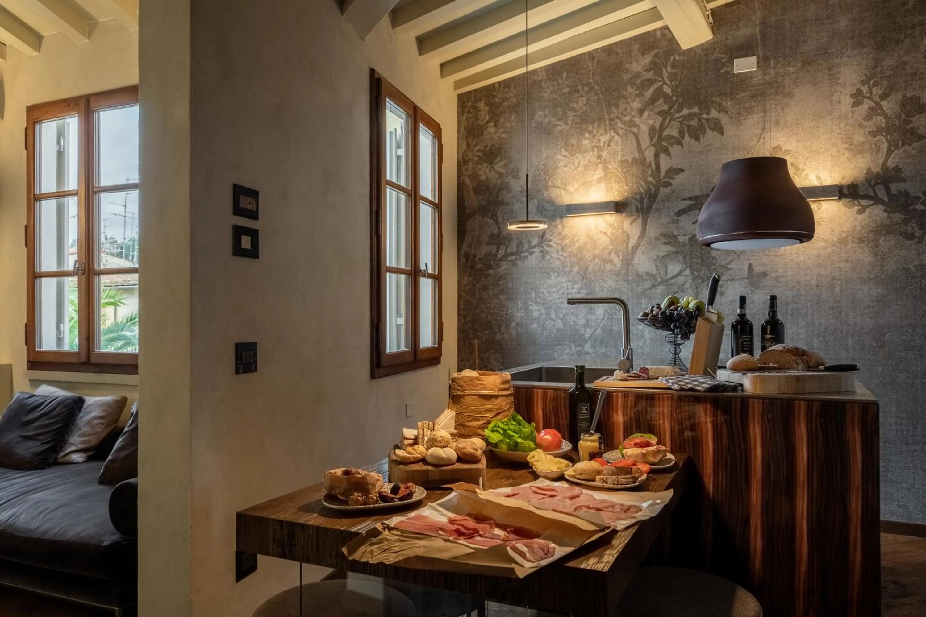kitchen in Oltrarno 1881 Apartments