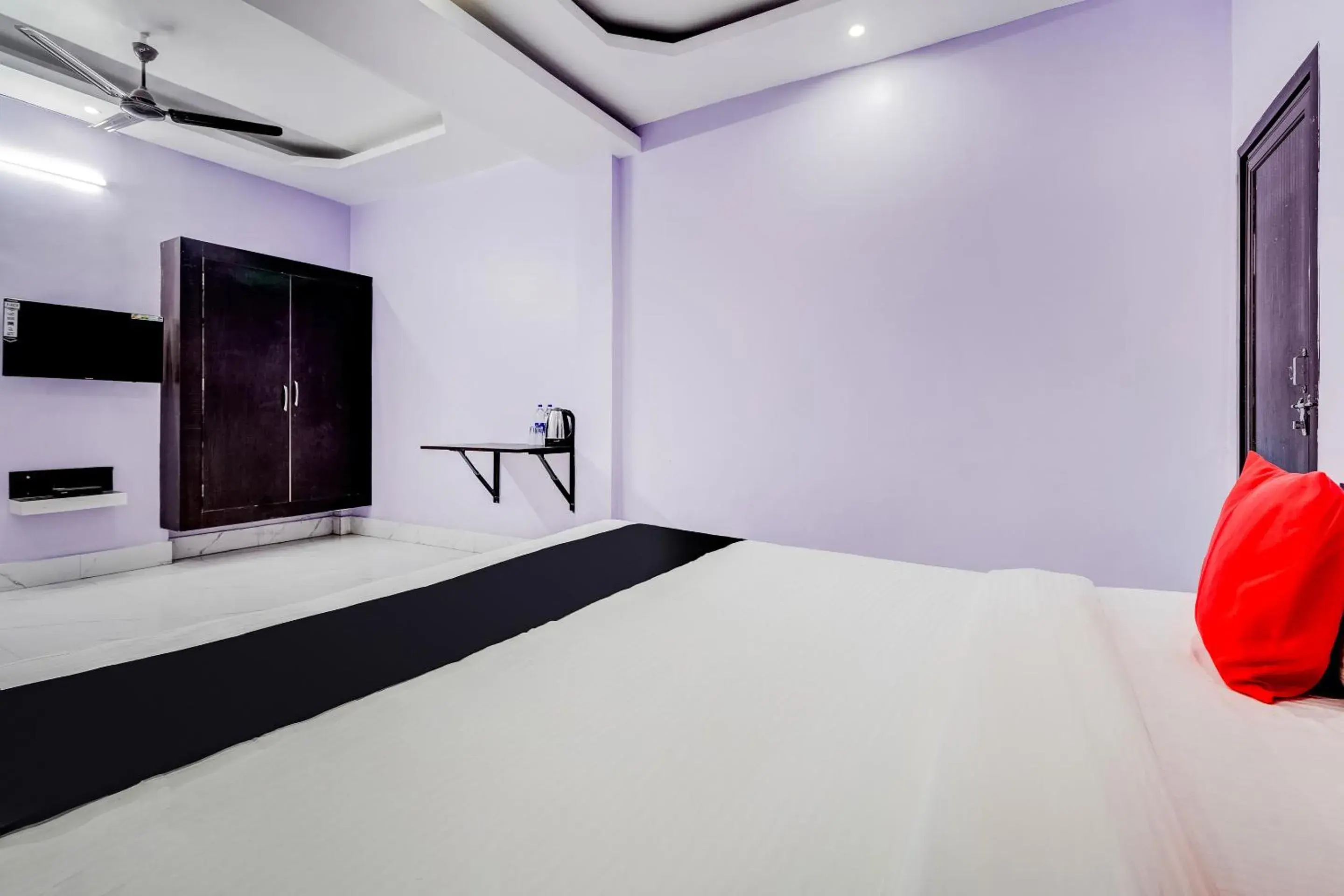 Bedroom, Bed in Super Capital O Gulmohar Marriage Garden Bedroom, Bed in Super Capital O Gulmohar Marriage Garden