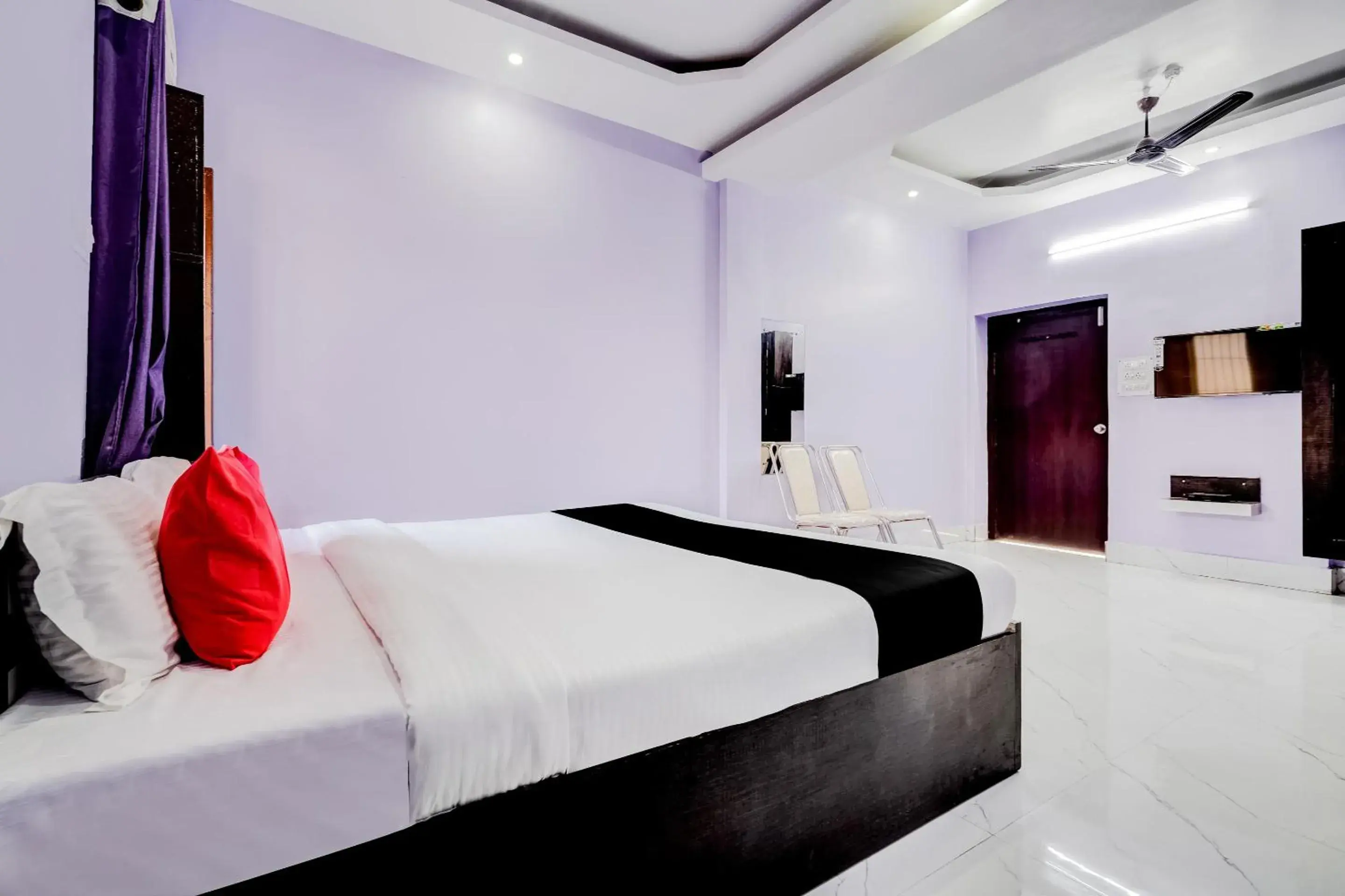 Bedroom, Bed in Super Capital O Gulmohar Marriage Garden Bedroom, Bed in Super Capital O Gulmohar Marriage Garden