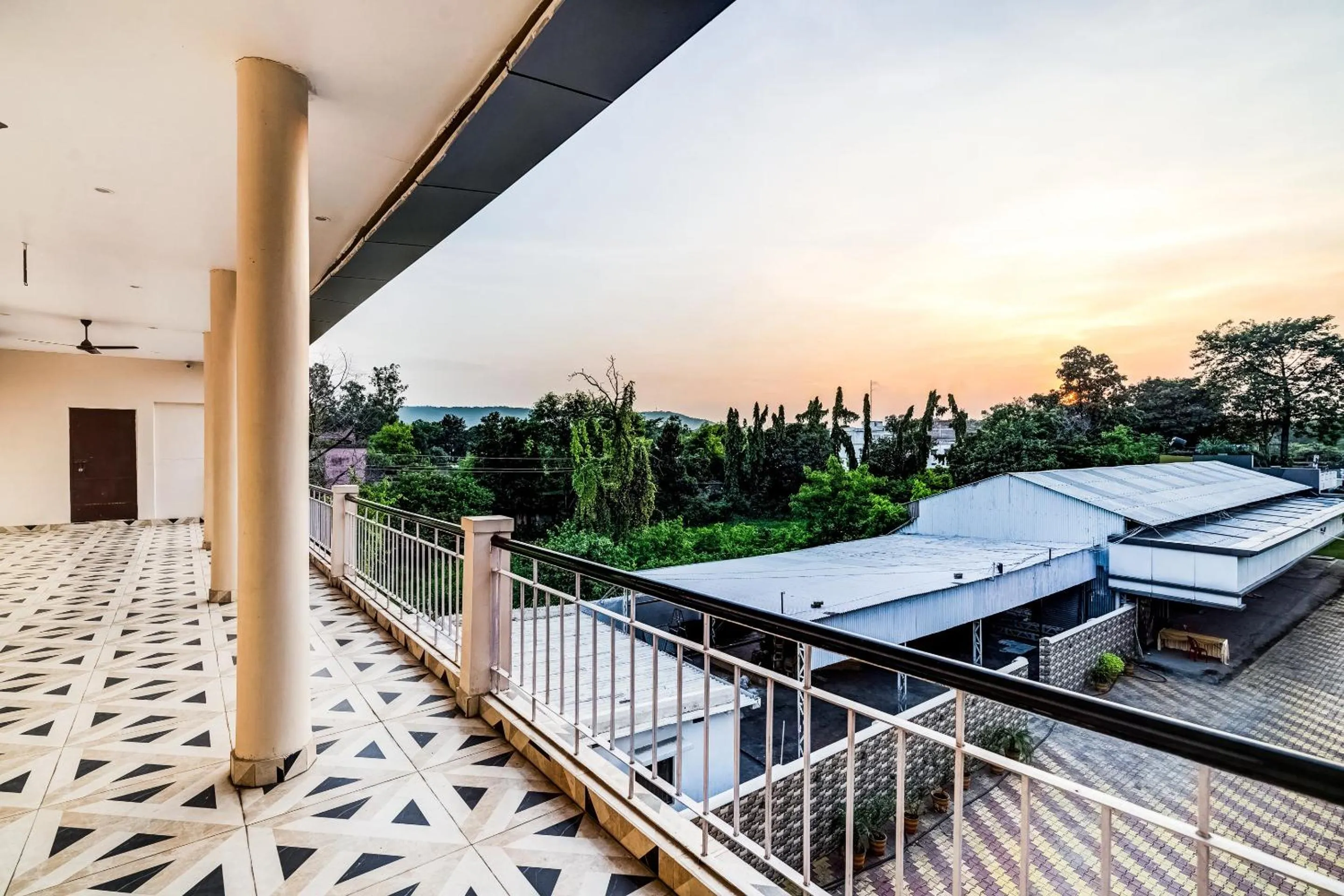 Balcony/Terrace in Super Capital O Gulmohar Marriage Garden