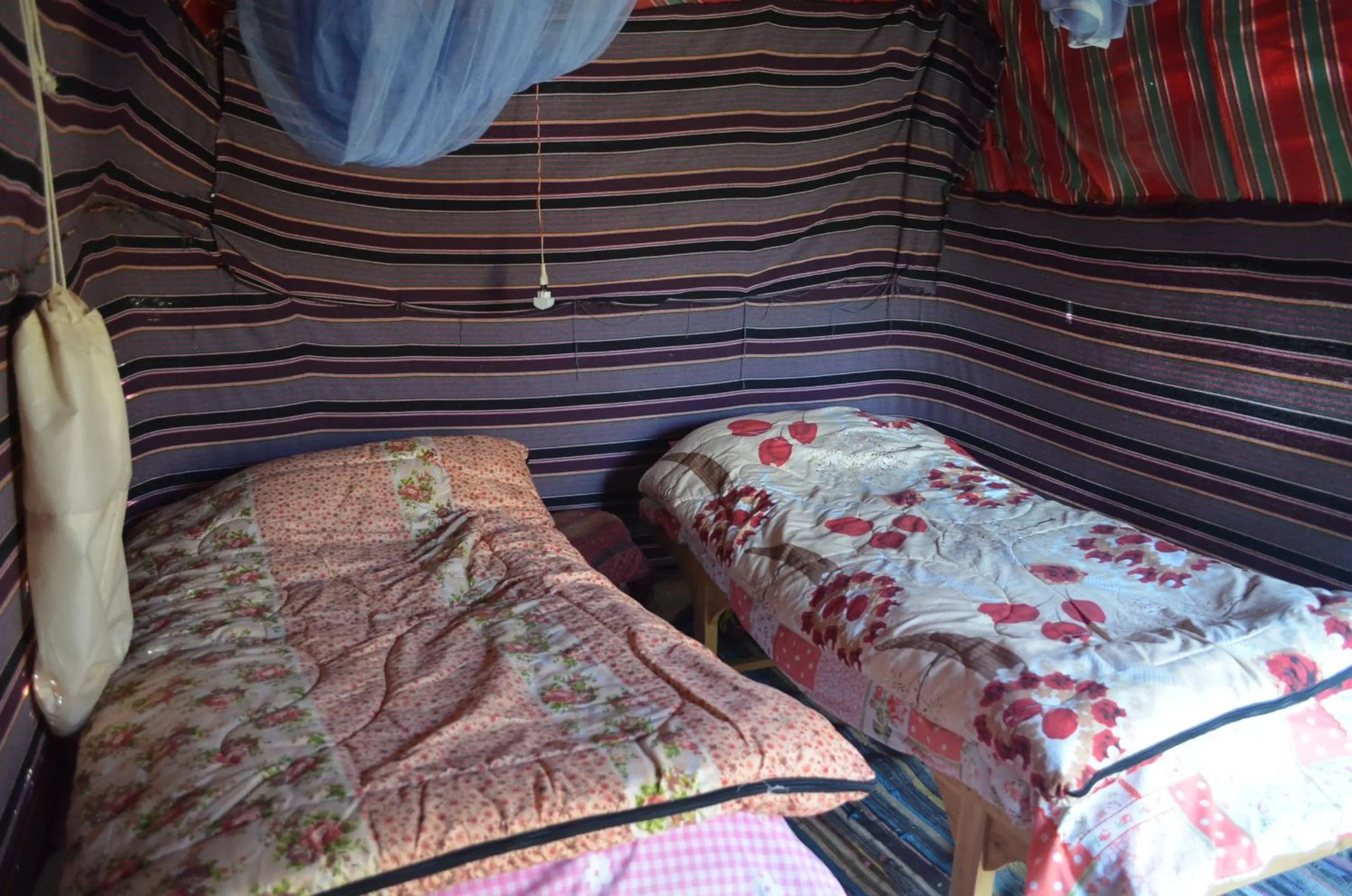 Bed in Mountain Camp Ali Khaled