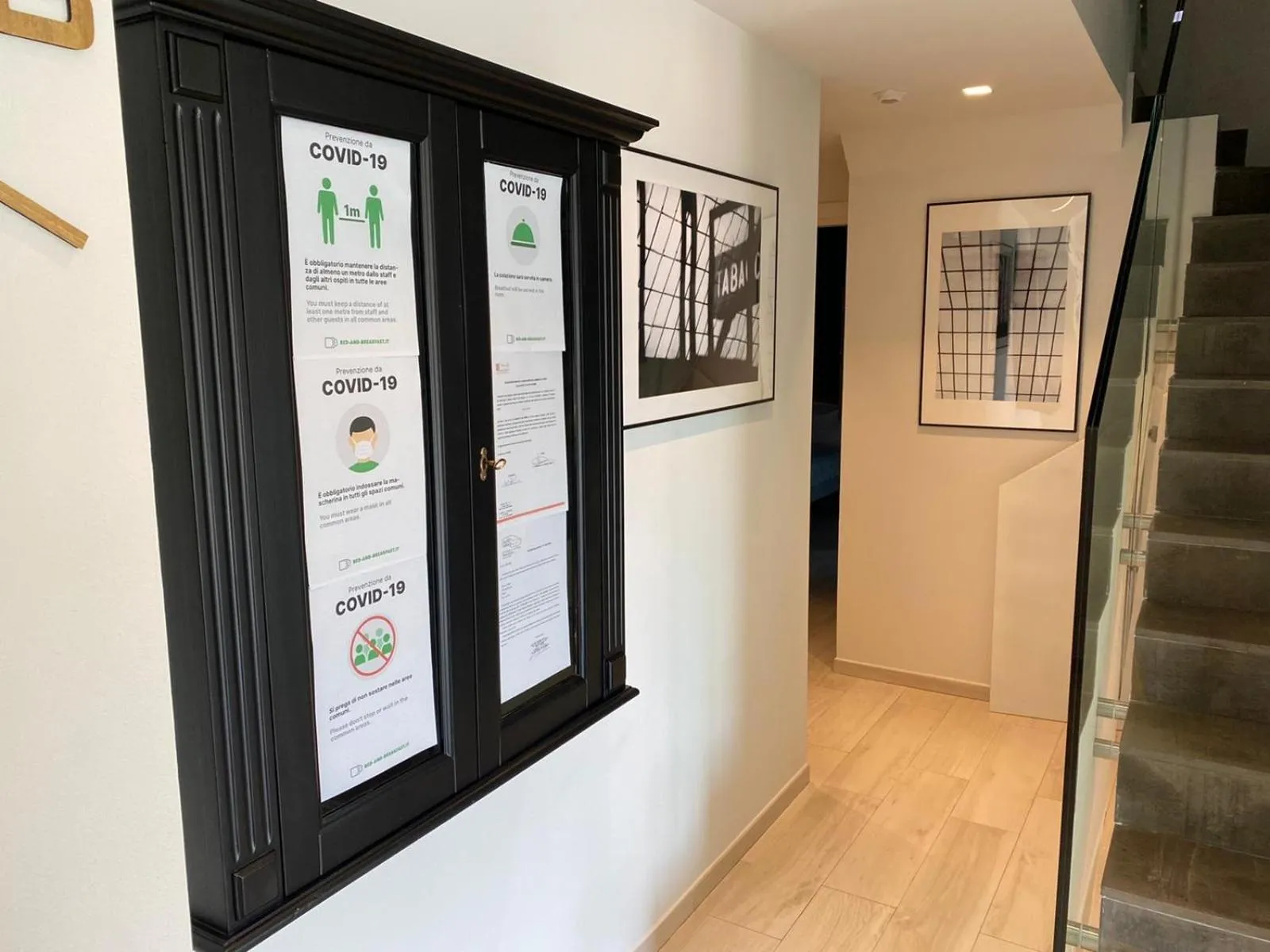 Logo/Certificate/Sign in Attico43 B&B