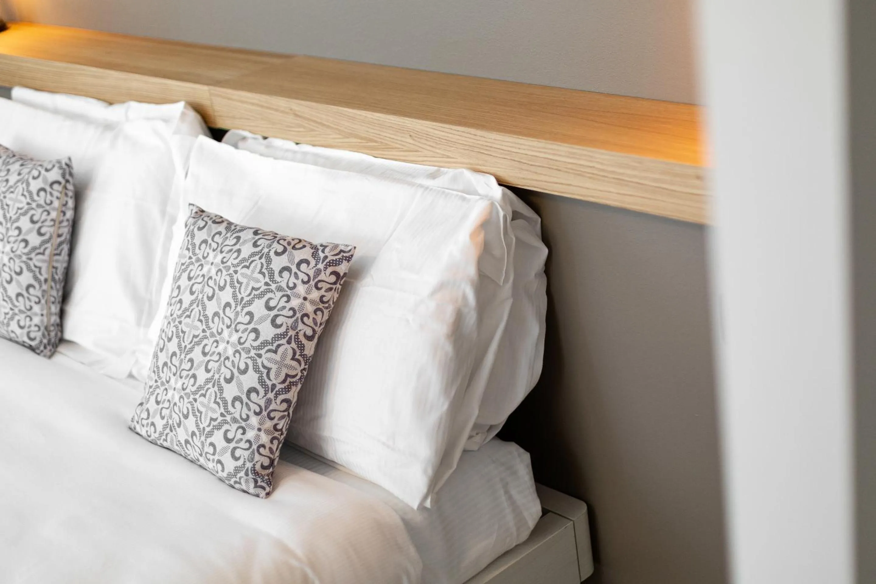 Decorative detail, Bed in Attico43 B&B