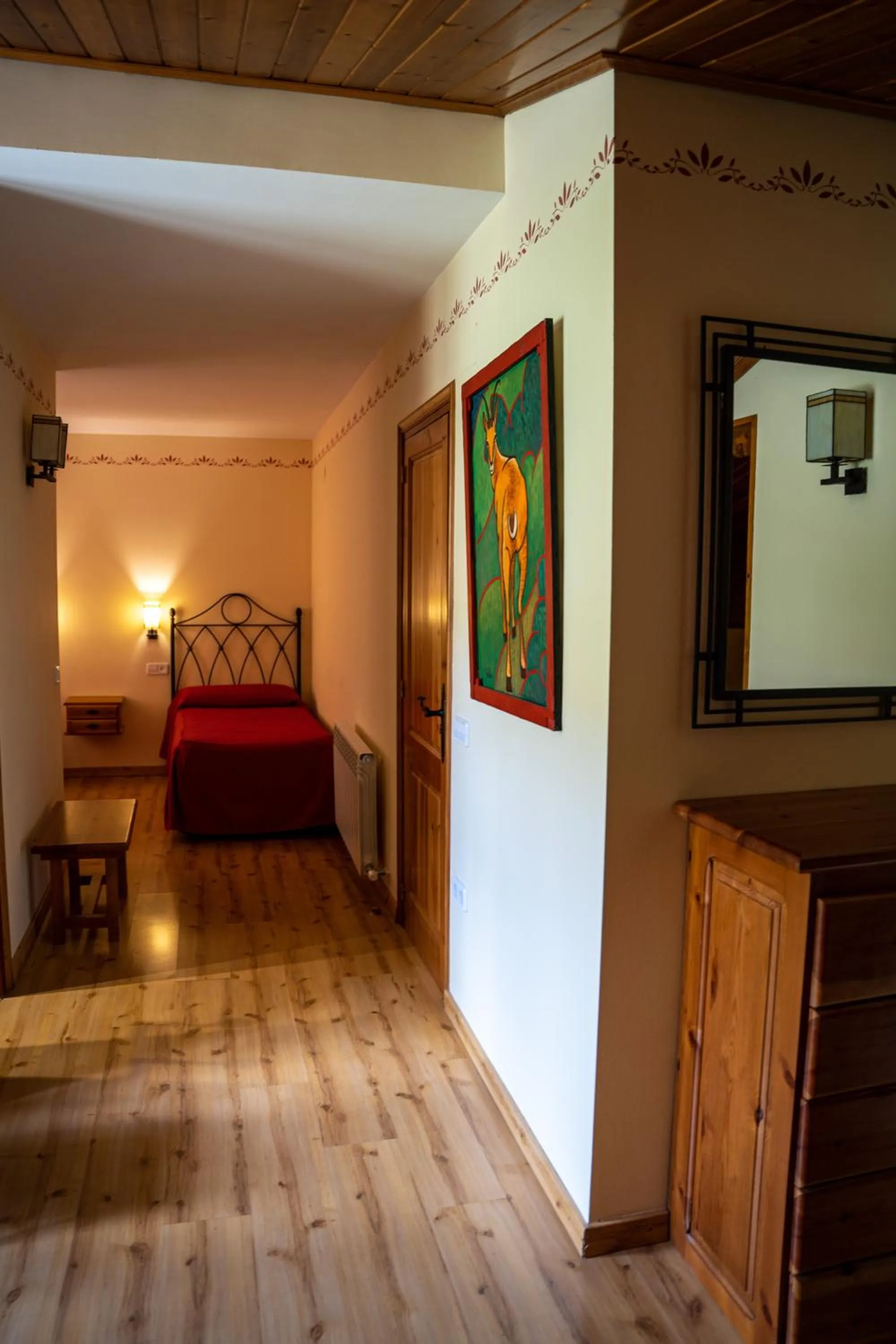 Bed in Hostal Cal Franciscó