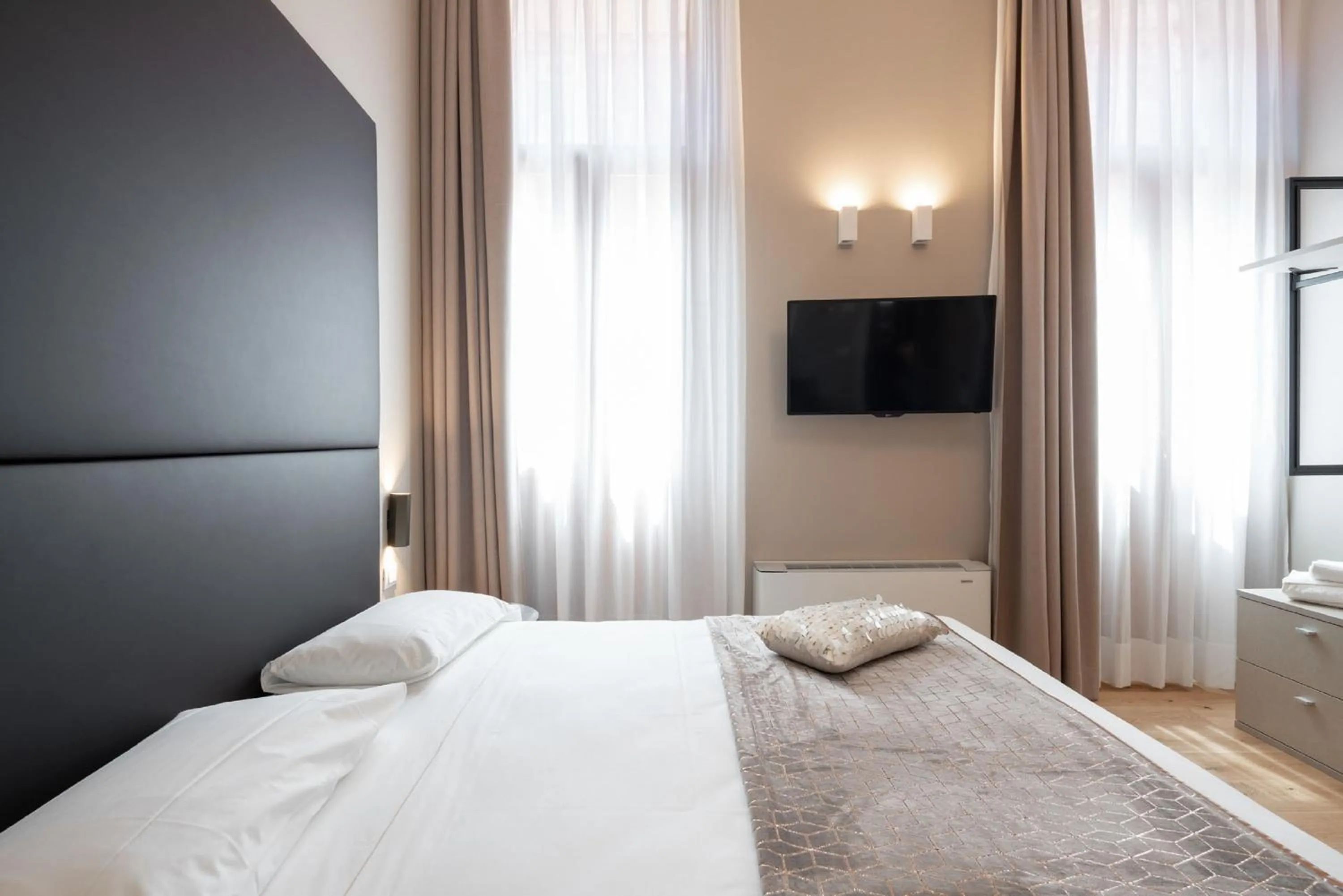 Bedroom, Bed in Hotel Palazzo Martinelli Dolfin