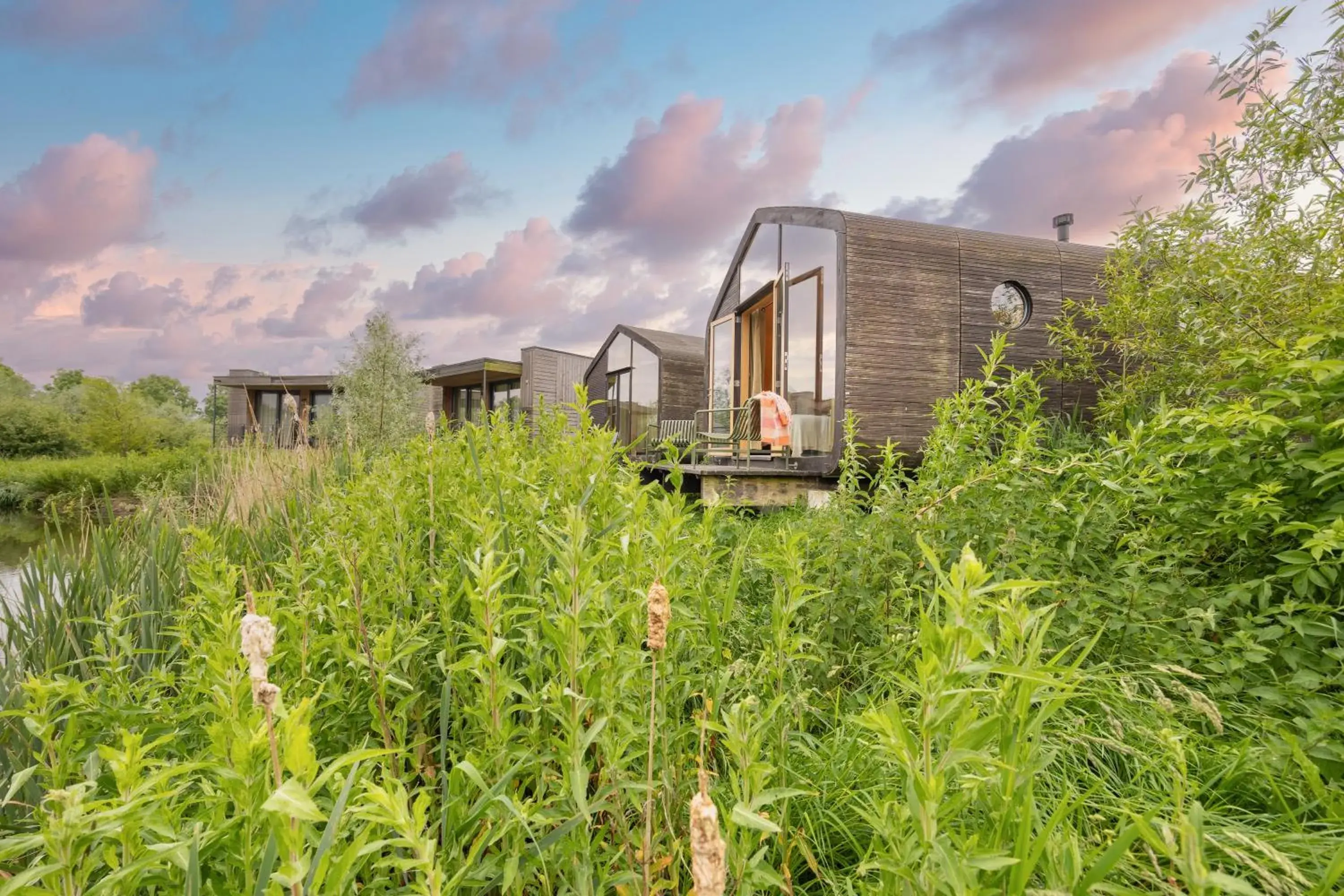 One-Bedroom Chalet with Hot tub - The Wikkel in Basecamp Amsterdam One-Bedroom Chalet with Hot tub - The Wikkel in Basecamp Amsterdam