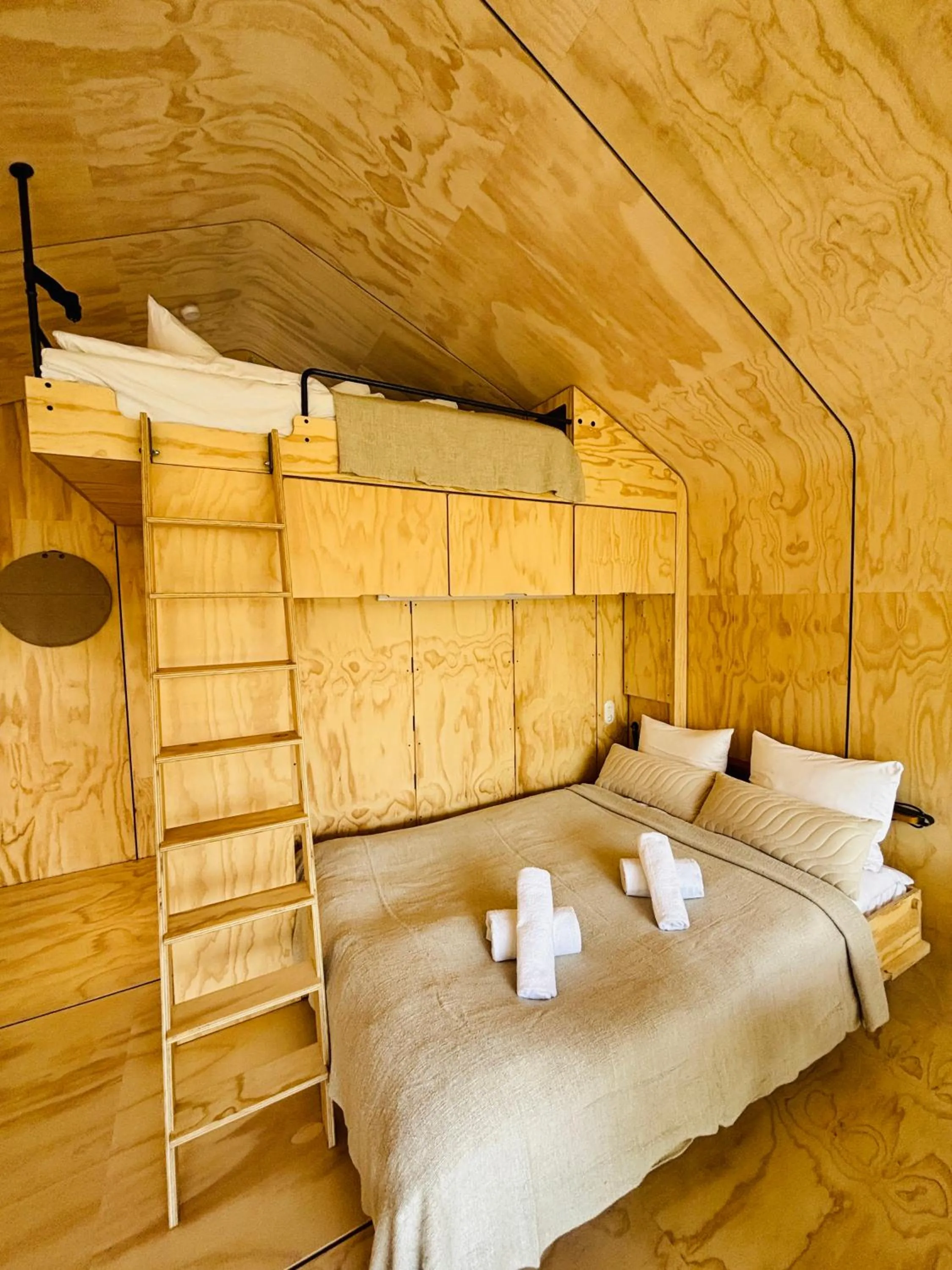 Bed in Basecamp Amsterdam