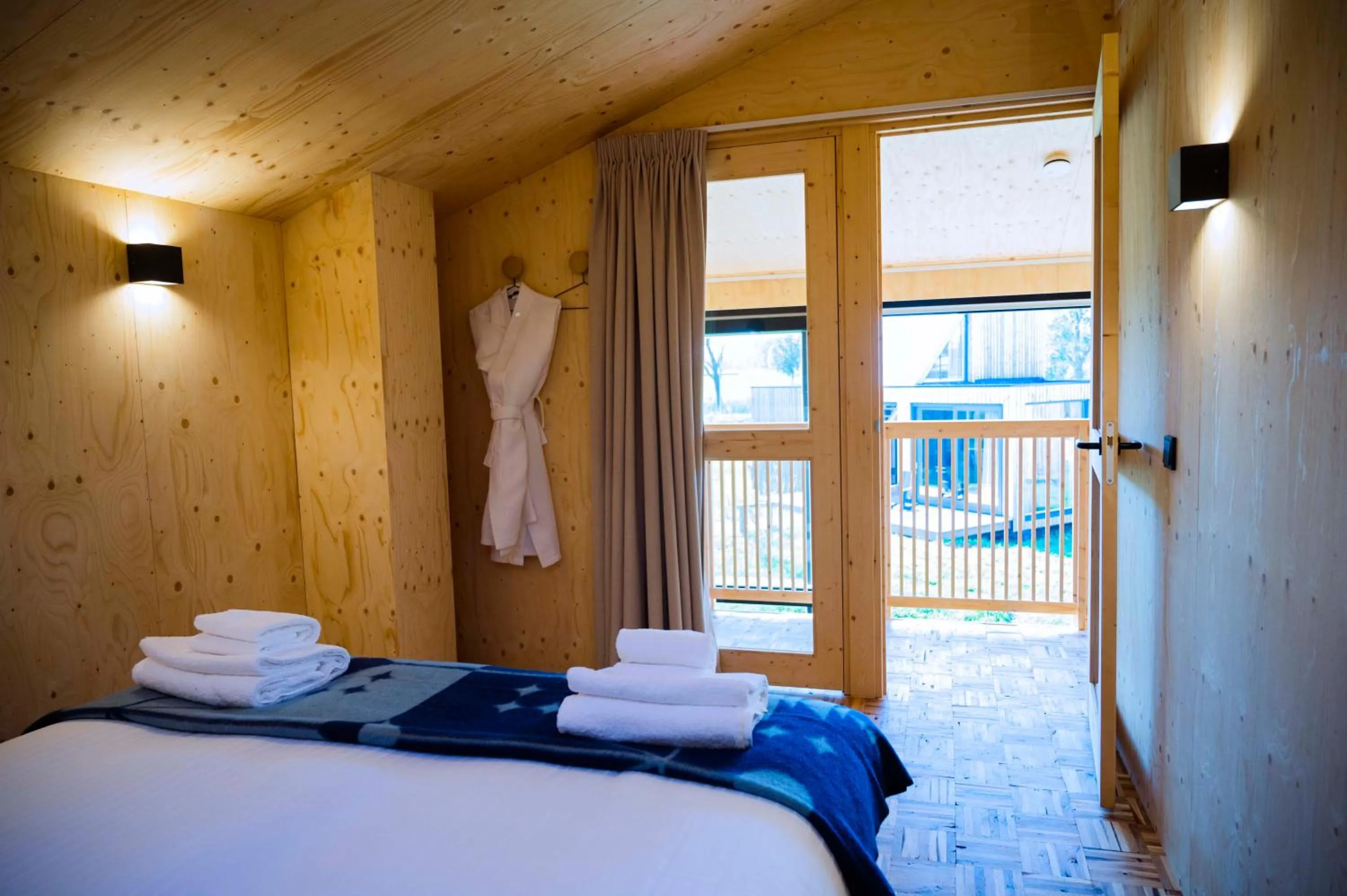 Bed in Basecamp Amsterdam