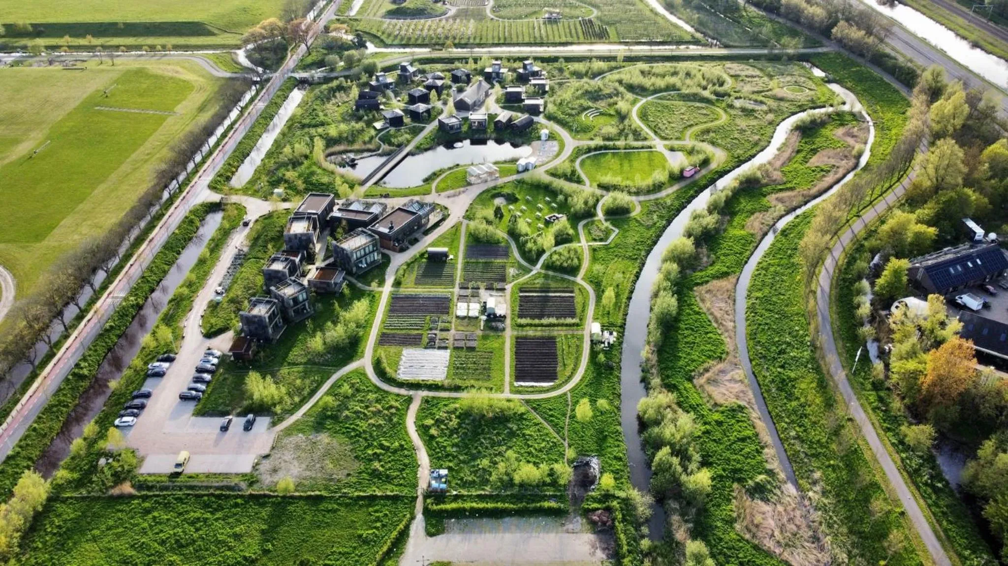 Garden in Basecamp Amsterdam