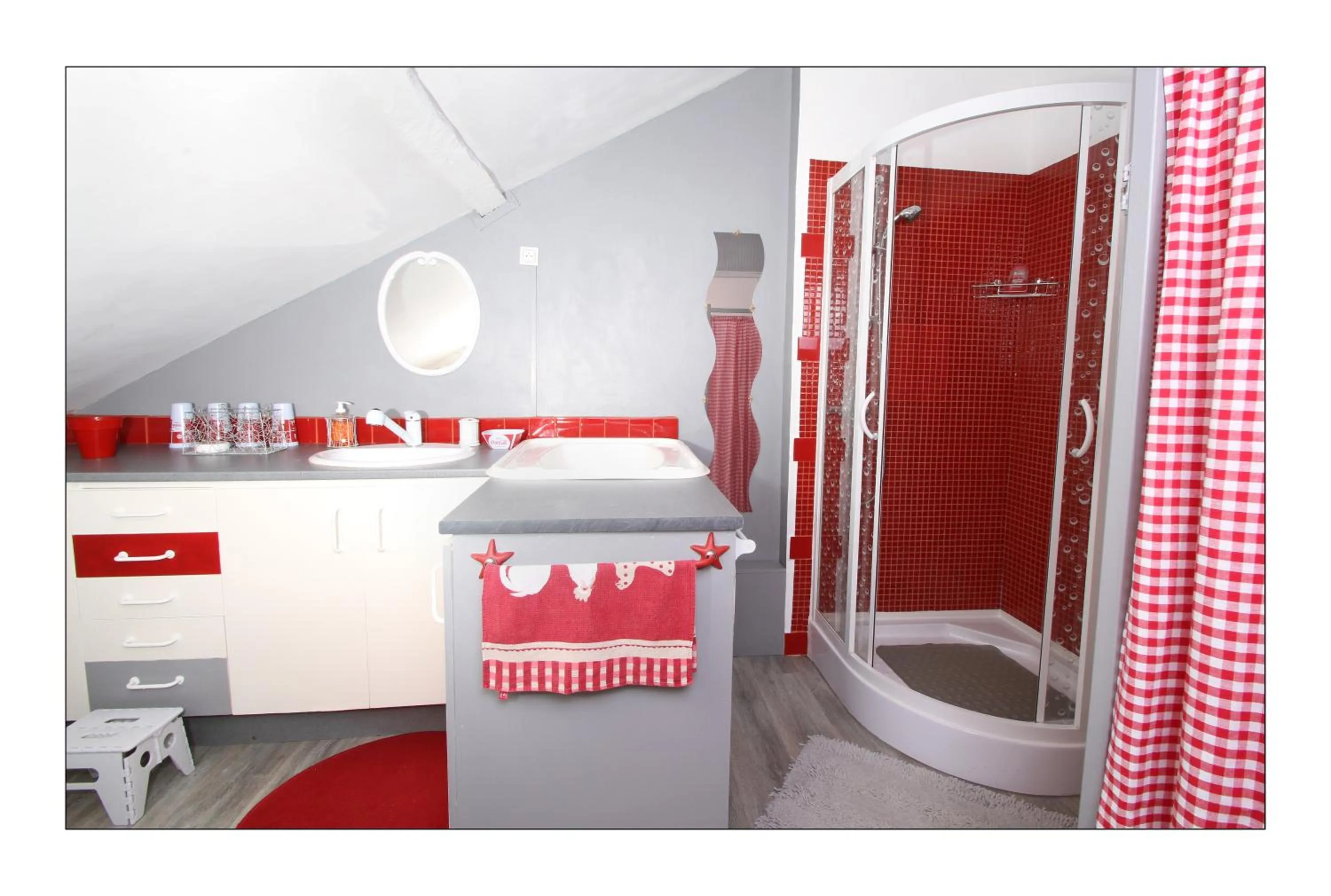 Shower in La Renardière