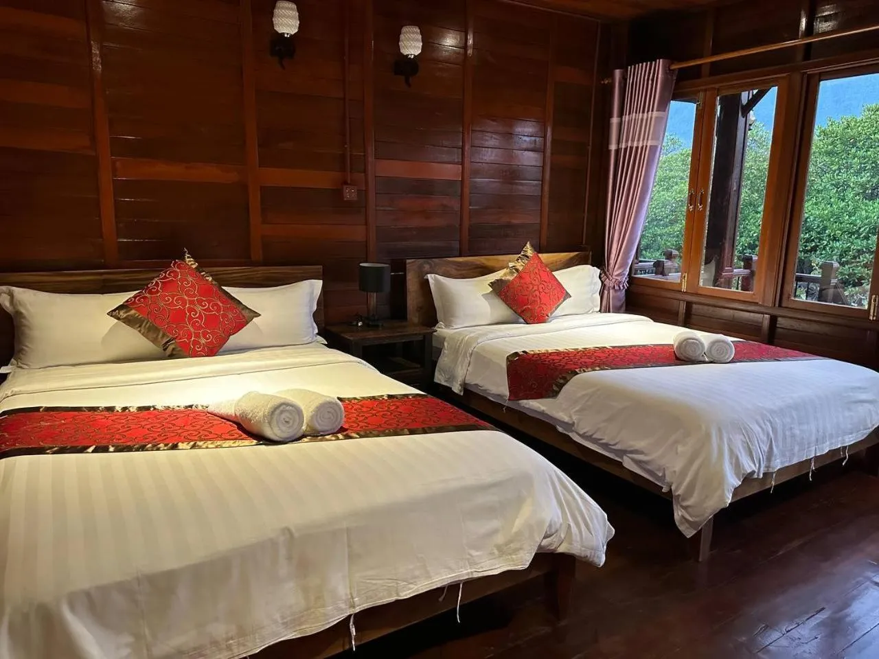 Bed in Prek Kdat Resort