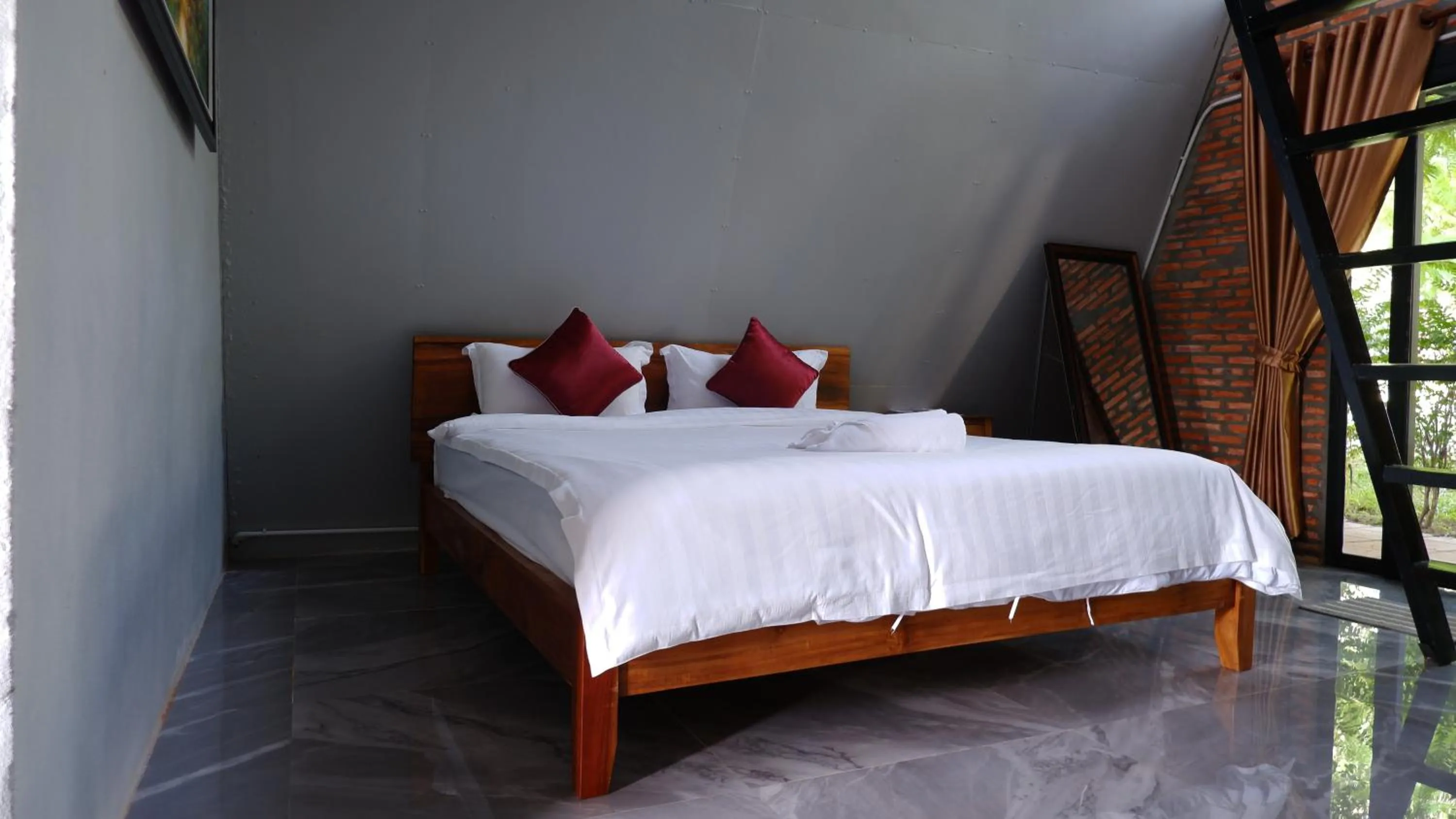 Bed in Prek Kdat Resort