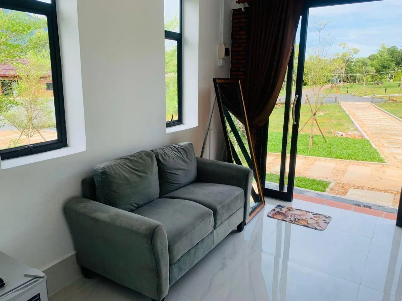 Living room in Prek Kdat Resort