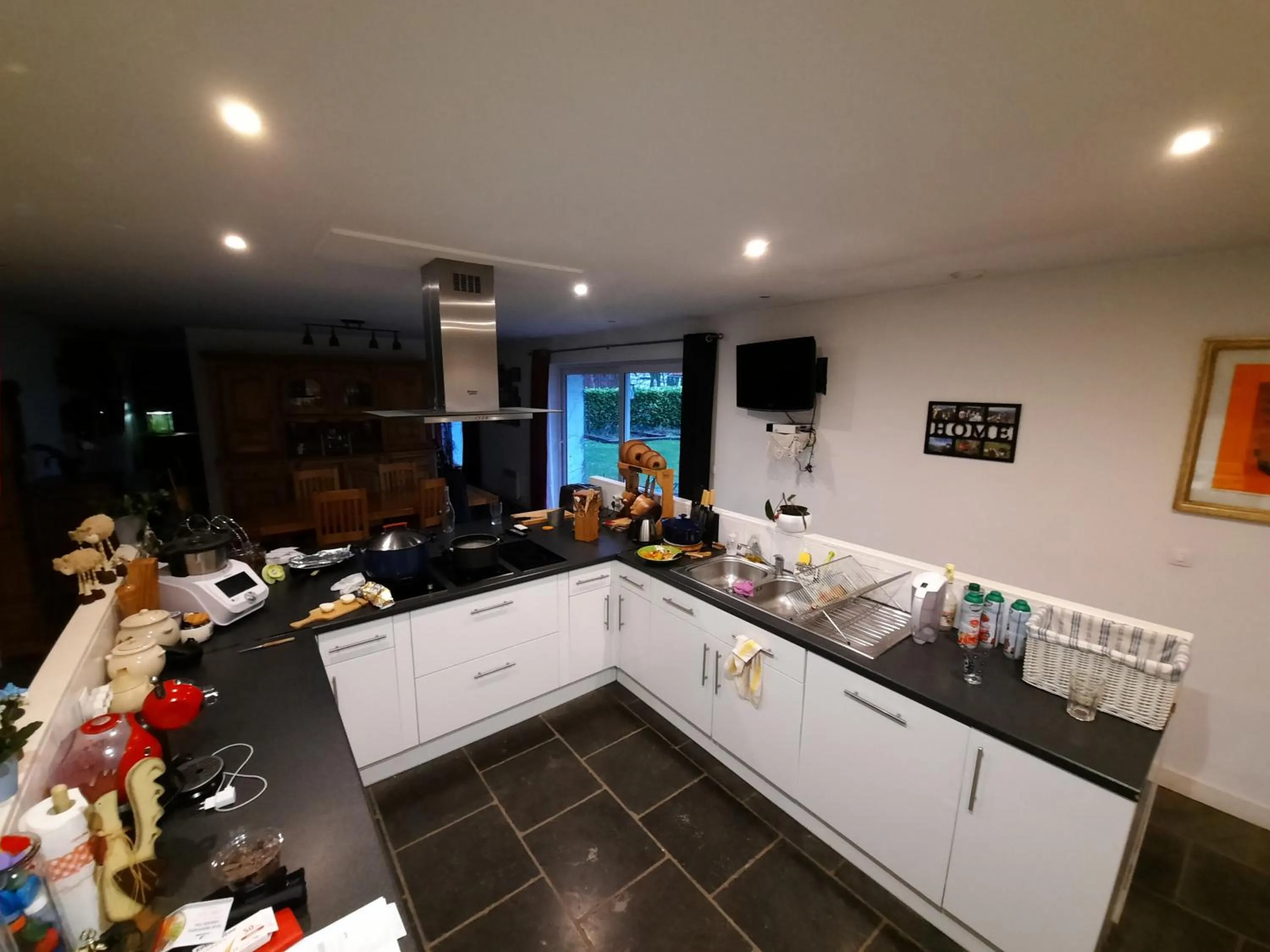 Communal kitchen in La Flandre entre plaine, mer et marais