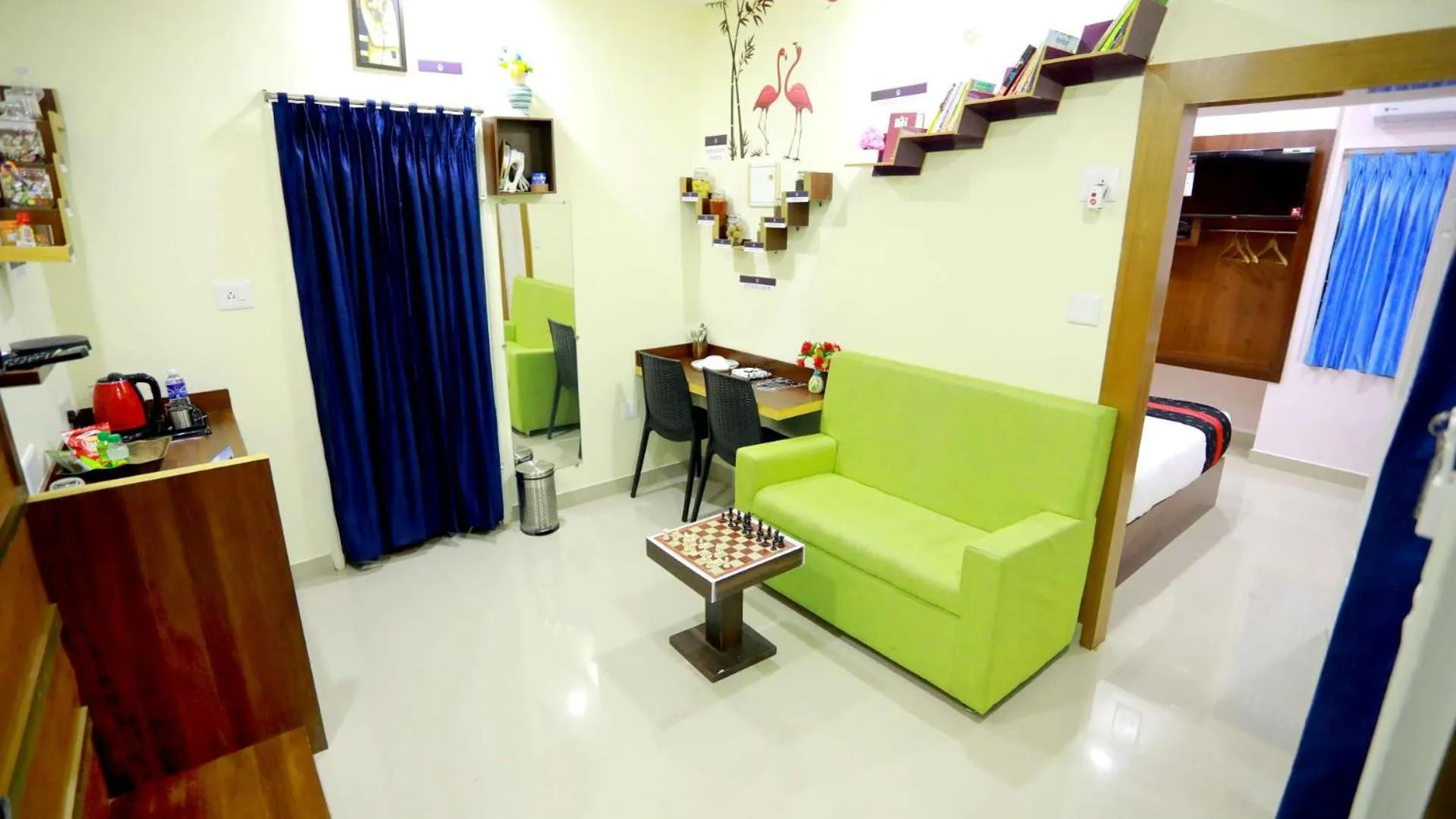 Living room in Base9 Cochin Airport Hotel