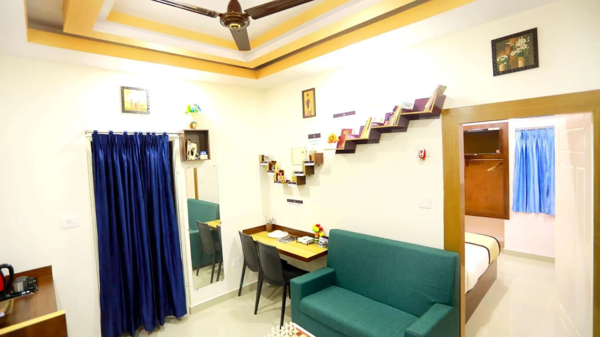 Seating area in Base9 Cochin Airport Hotel