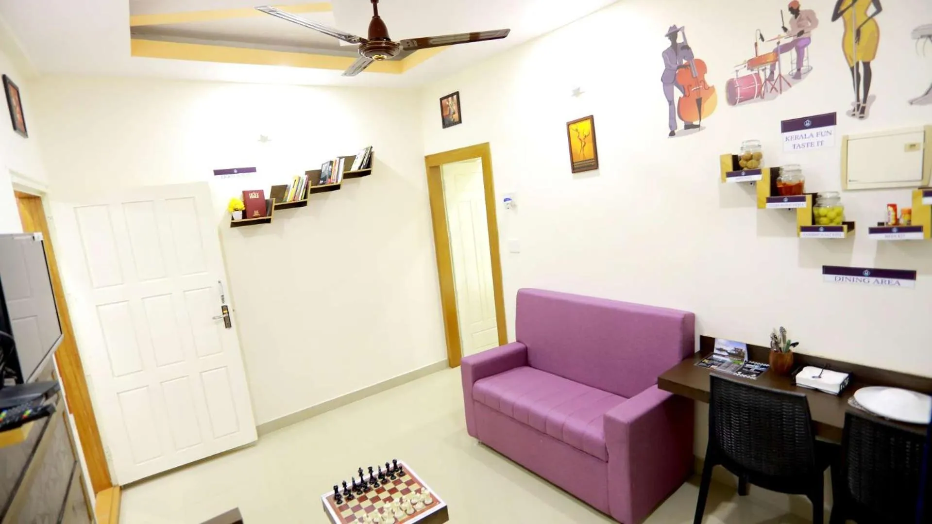 Living room in Base9 Cochin Airport Hotel