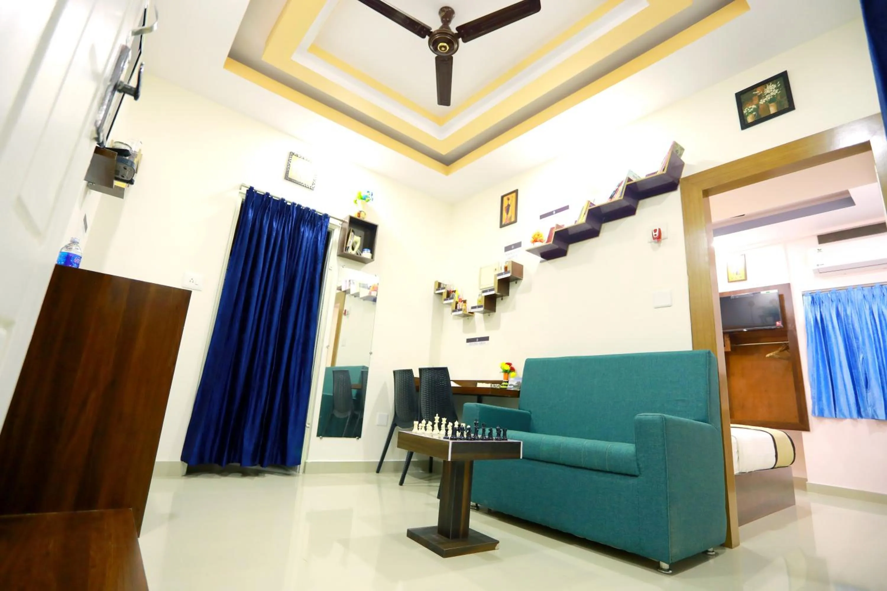 Seating area in Base9 Cochin Airport Hotel