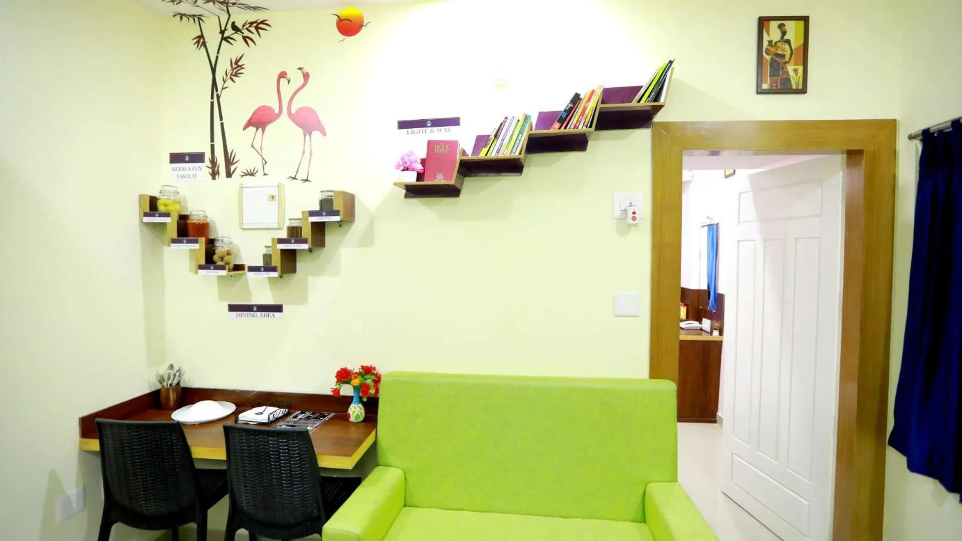 Dining area in Base9 Cochin Airport Hotel