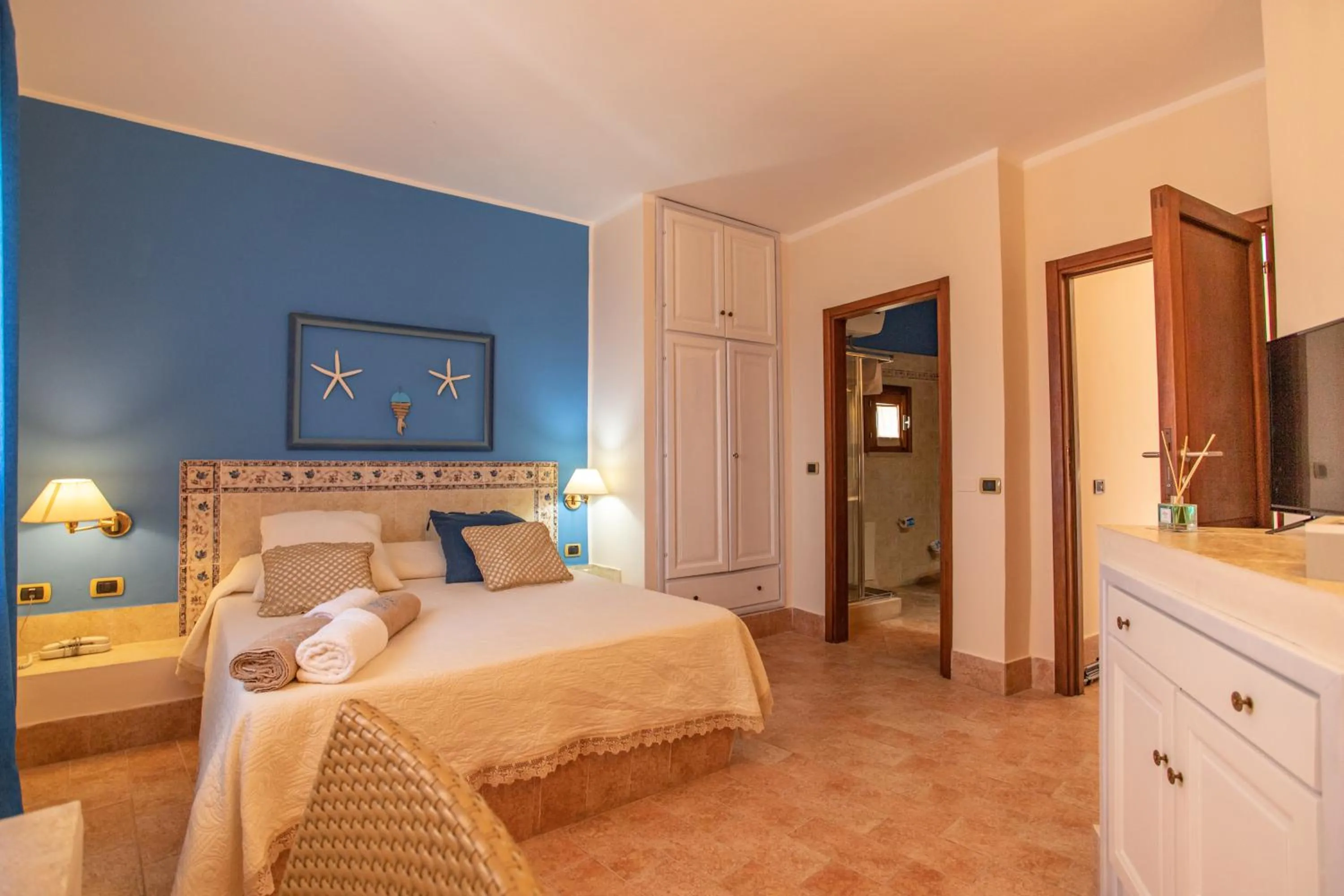 Bedroom, Bed in Relais Isole del Sud