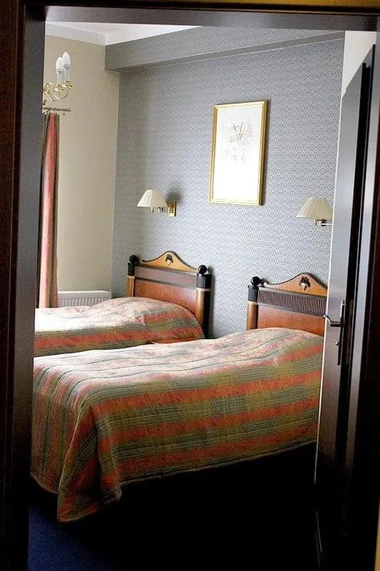 Bed in Arkadia Gościniec-klima,parking,ogród