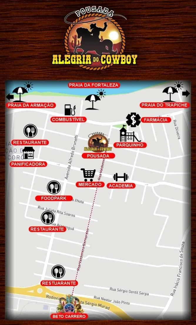 Property logo or sign in Pousada Alegria do Cowboy