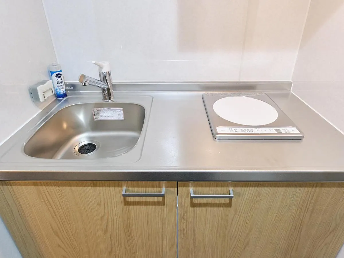 Kitchen or kitchenette in UCHI Living Stay Otaru Suitengu