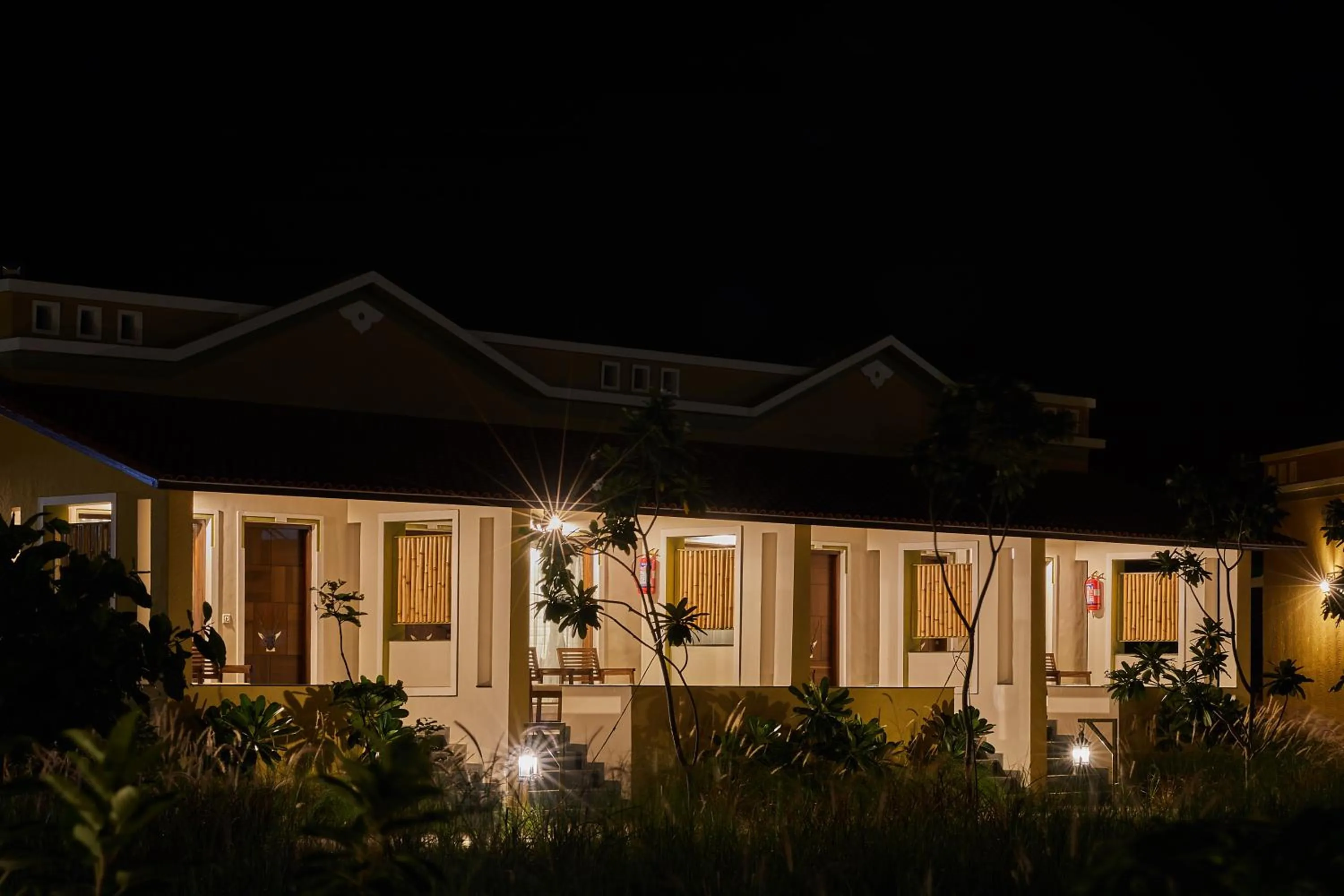 Facade/entrance in Blackbuck Safari Lodge Velavadar