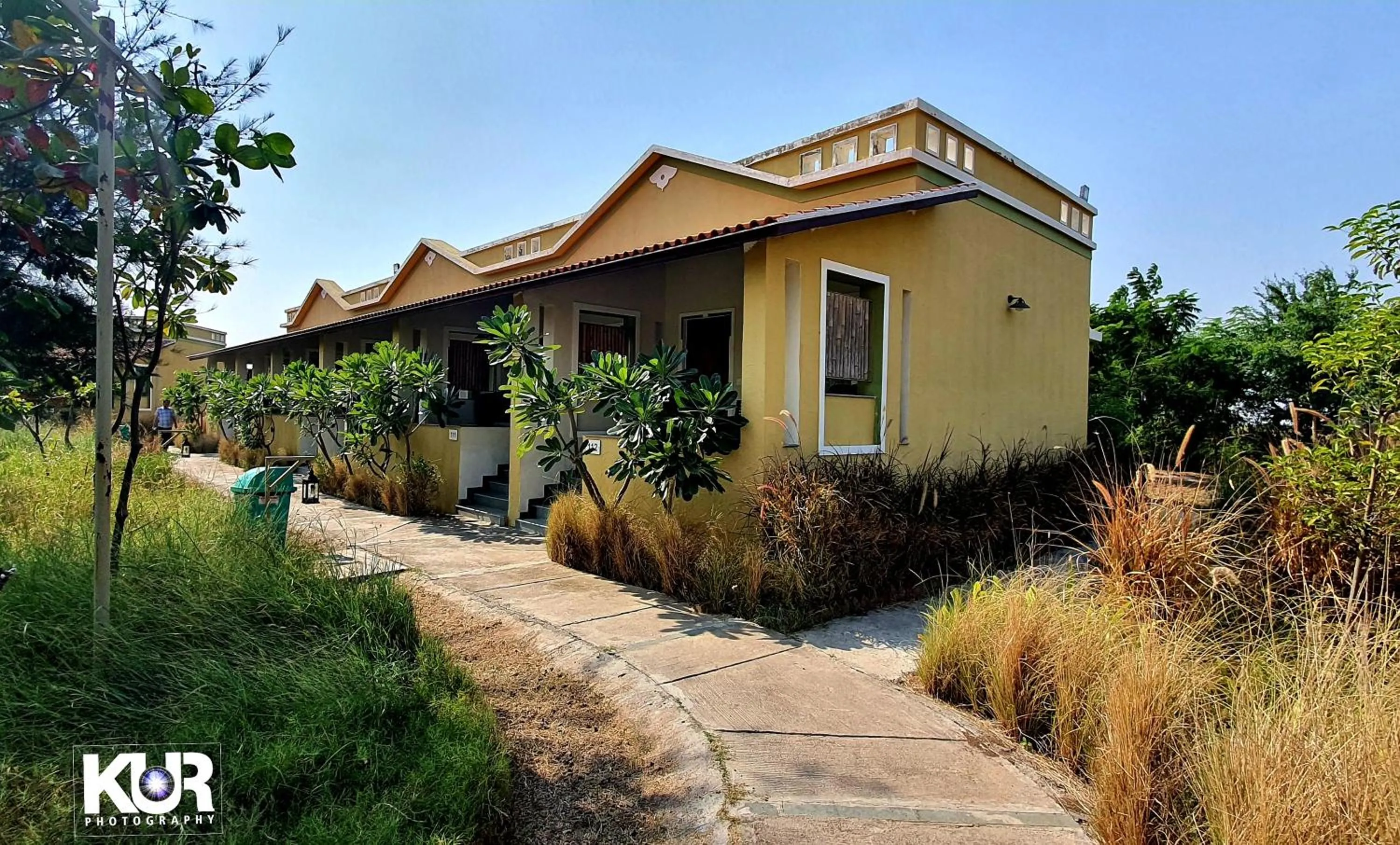 Garden view in Blackbuck Safari Lodge Velavadar